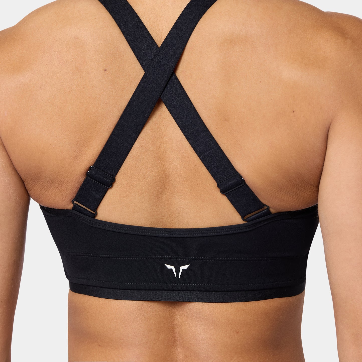 حمالة صدر بتقاطع خلفي و سحاب قابلة للتعديل - أسود