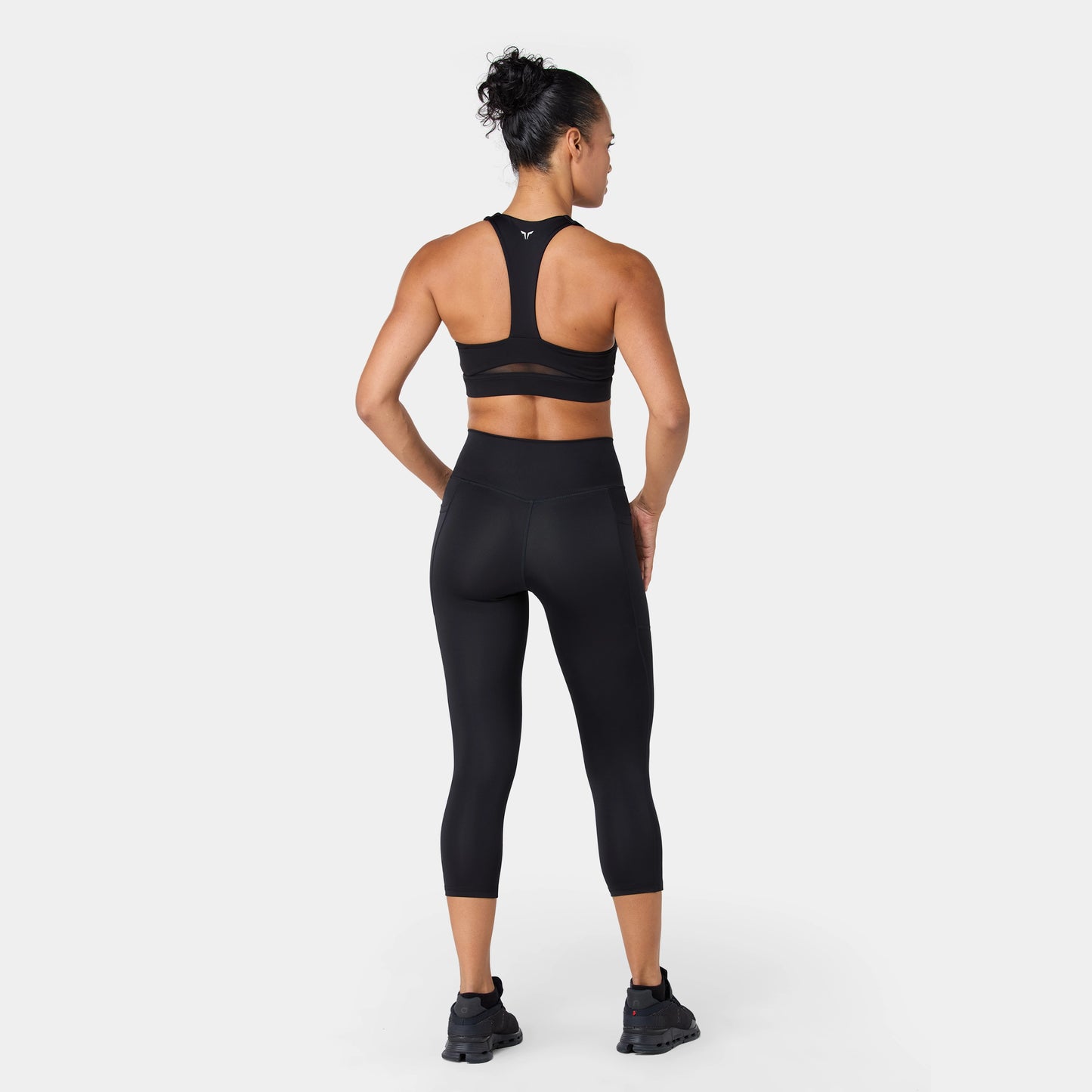 ليقينز بخصر مرتفع 24"- أسود