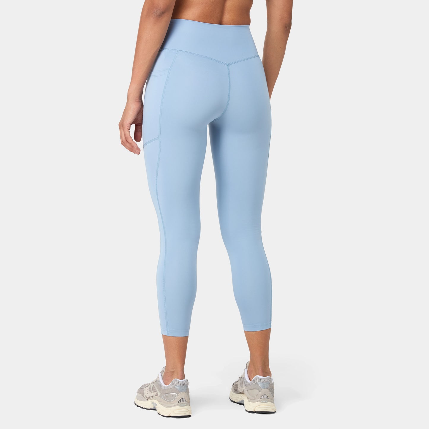 ليقينز بخصر مرتفع 24" - أزرق مغبر