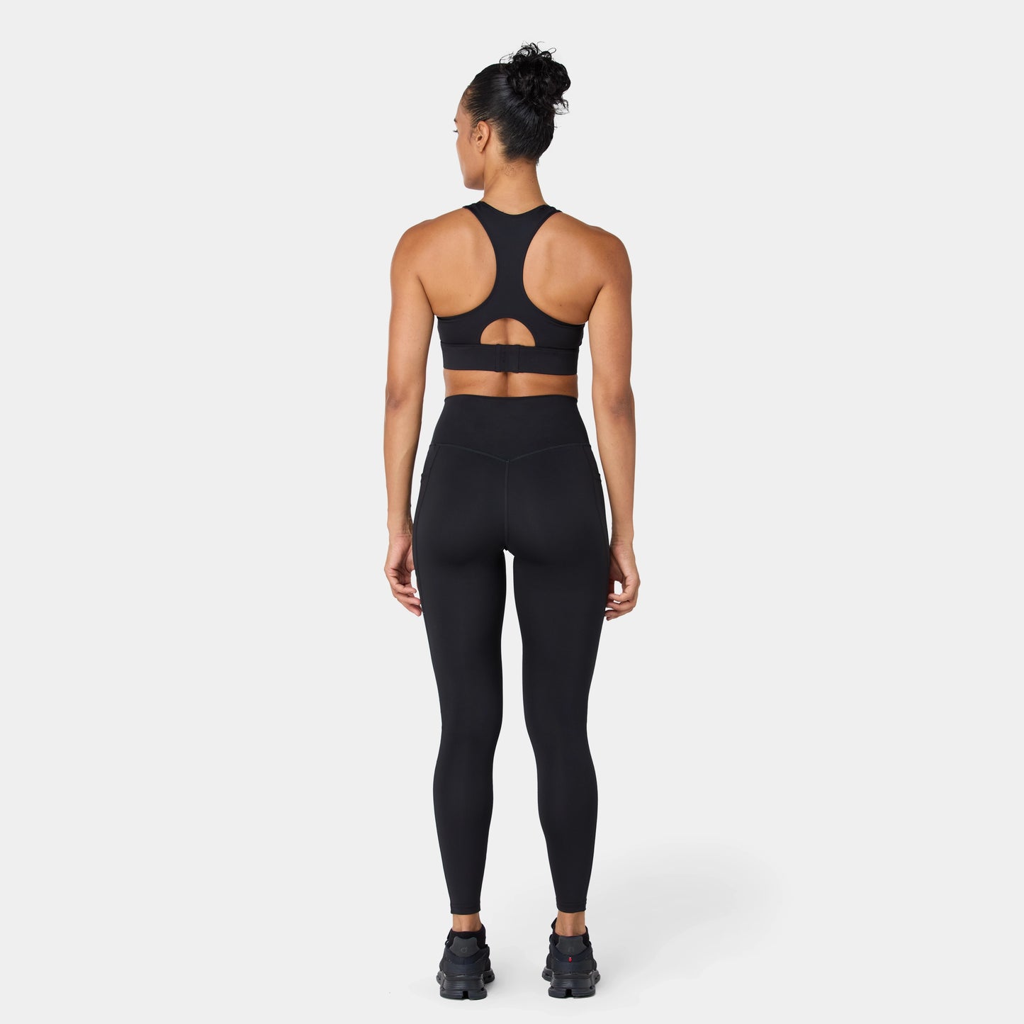 ليقنز بخصر مرتفع 27" - أسود