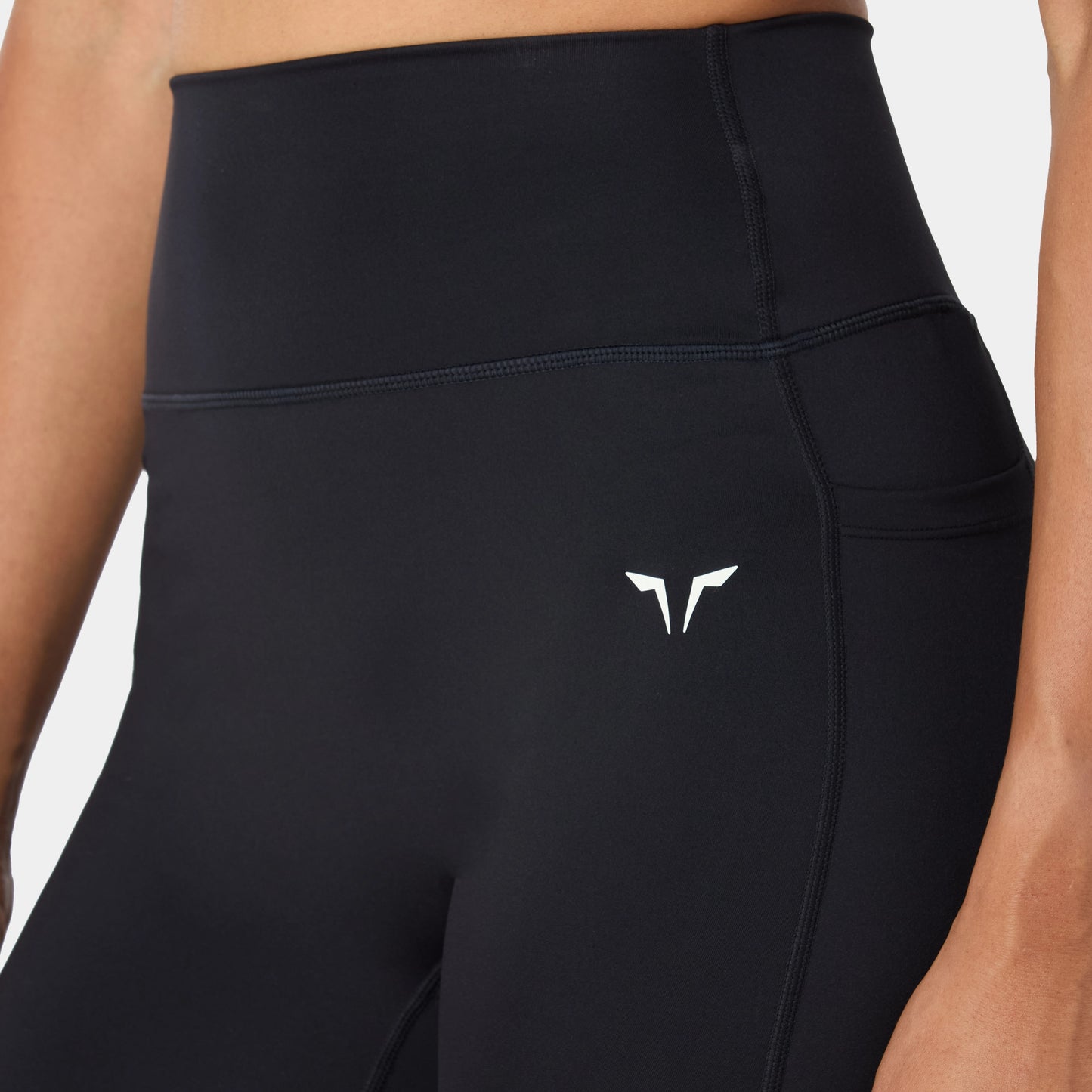 ليقنز بخصر مرتفع 27" - أسود