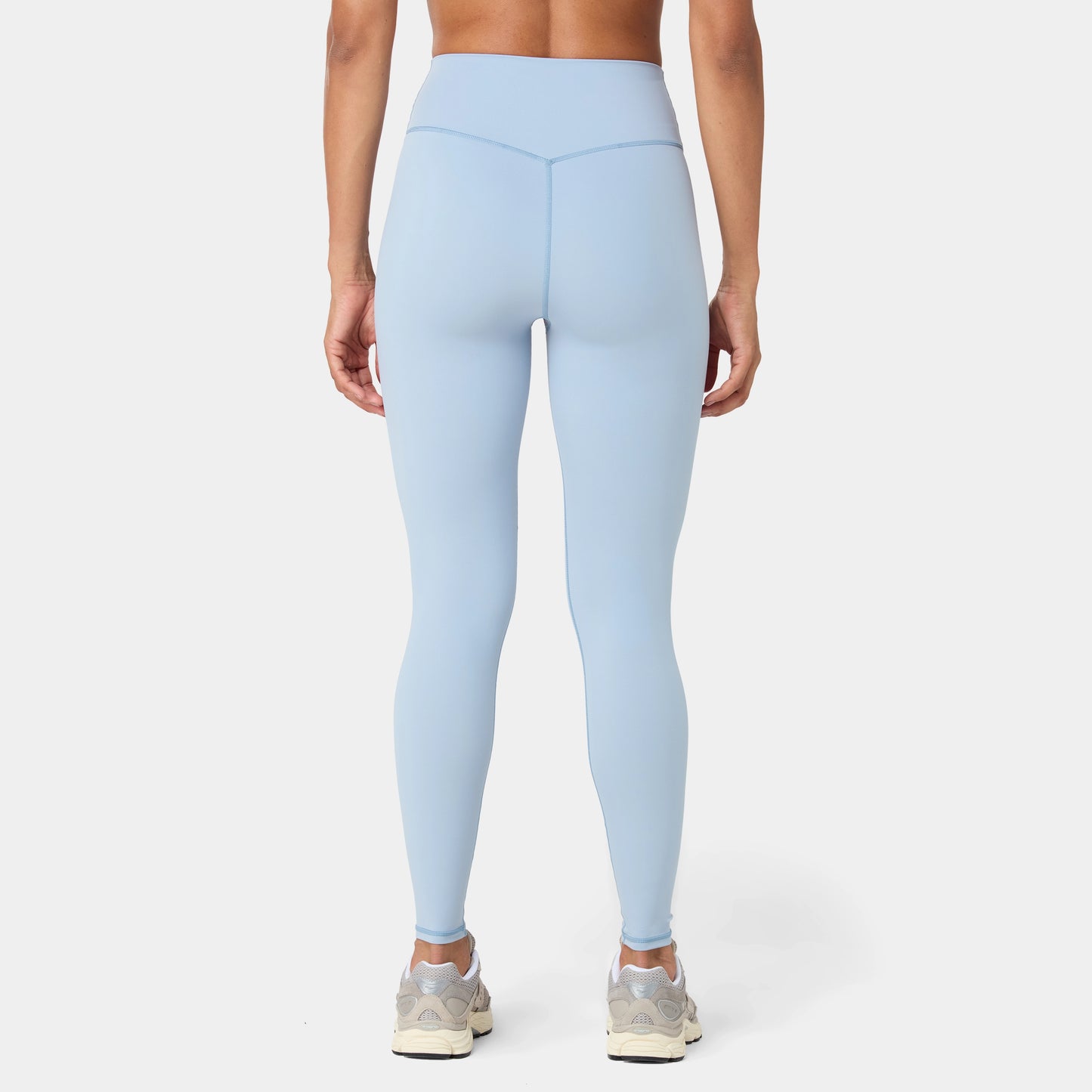 ليقينز بخصر مرتفع 27" - أزرق مغبر 