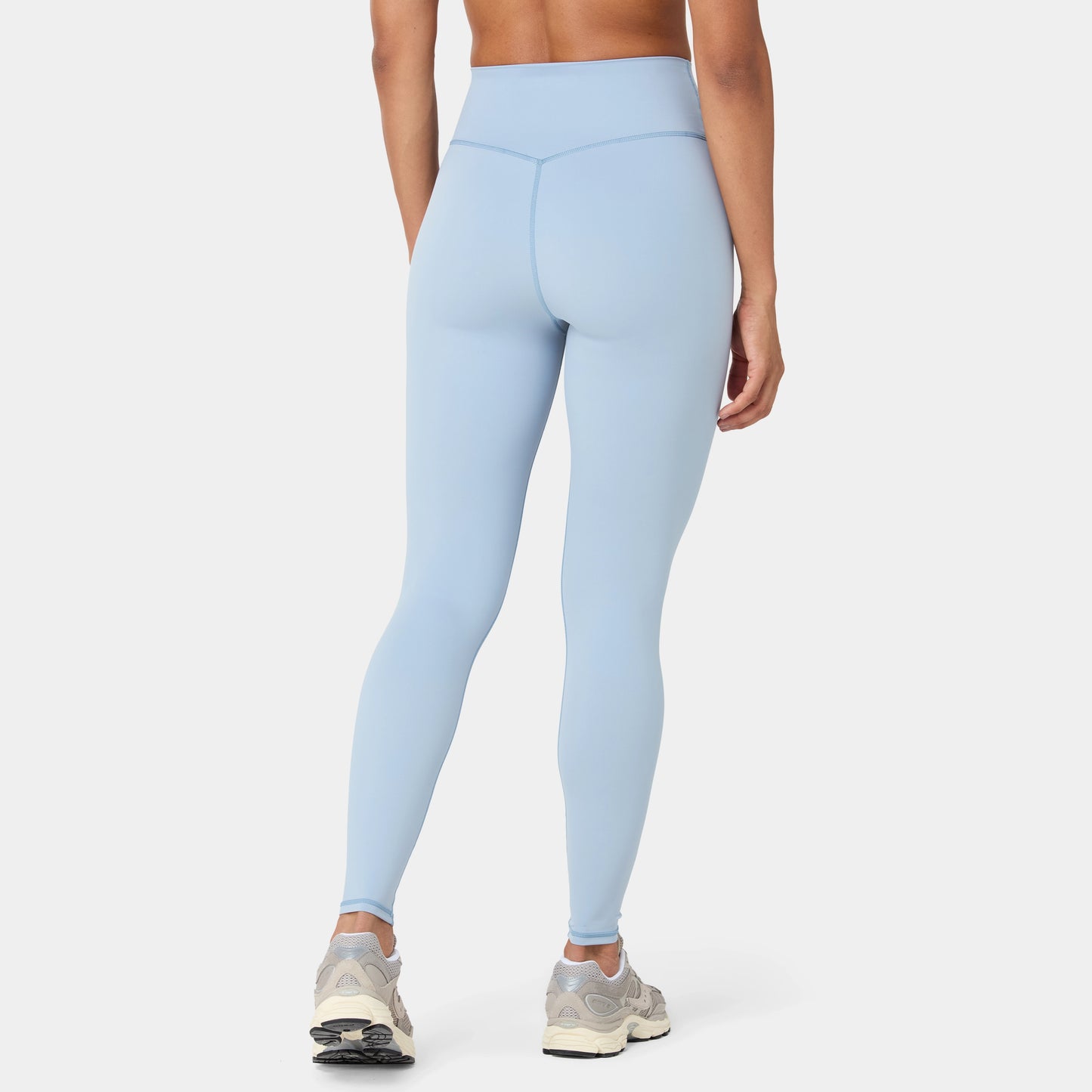 ليقينز بخصر مرتفع 27" - أزرق مغبر 