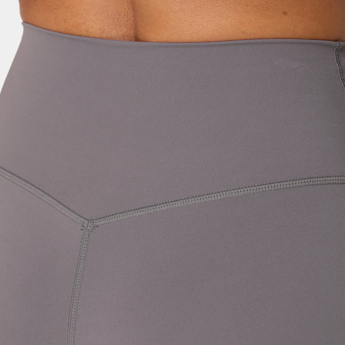 ليقينز بخصر مرتفع 27" - رمادي ثلجي