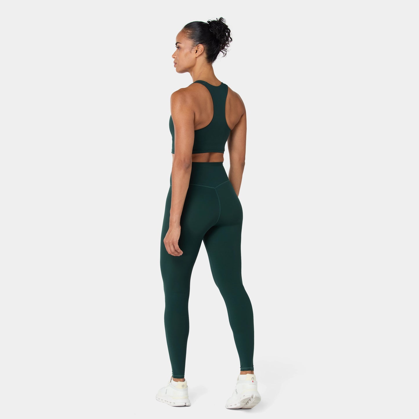 ليقينز بخصر مرتفع 27" - أخضر زرعي