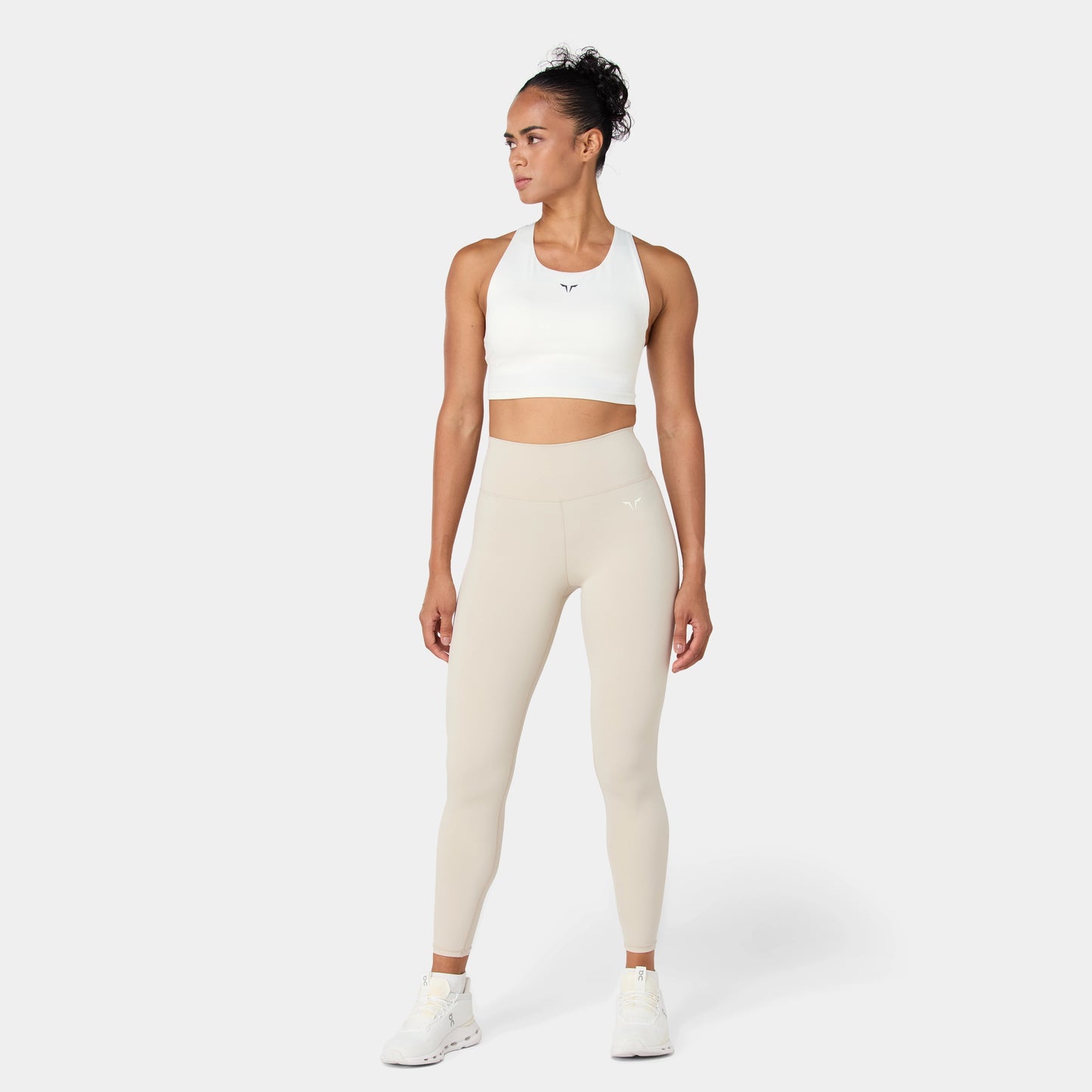 ليقينز بخصر مرتفع 27" - فضي مطفي