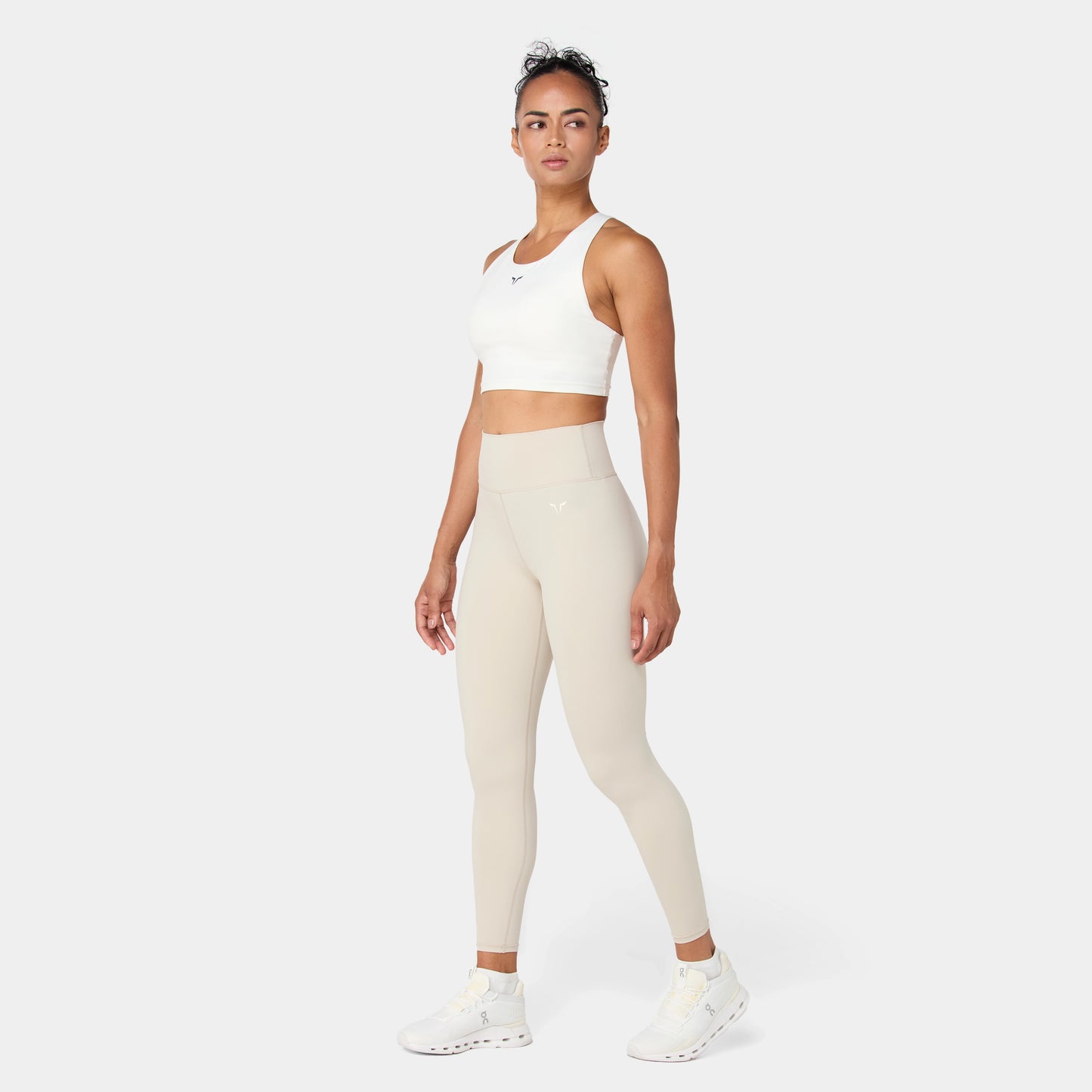 ليقينز بخصر مرتفع 27" - فضي مطفي