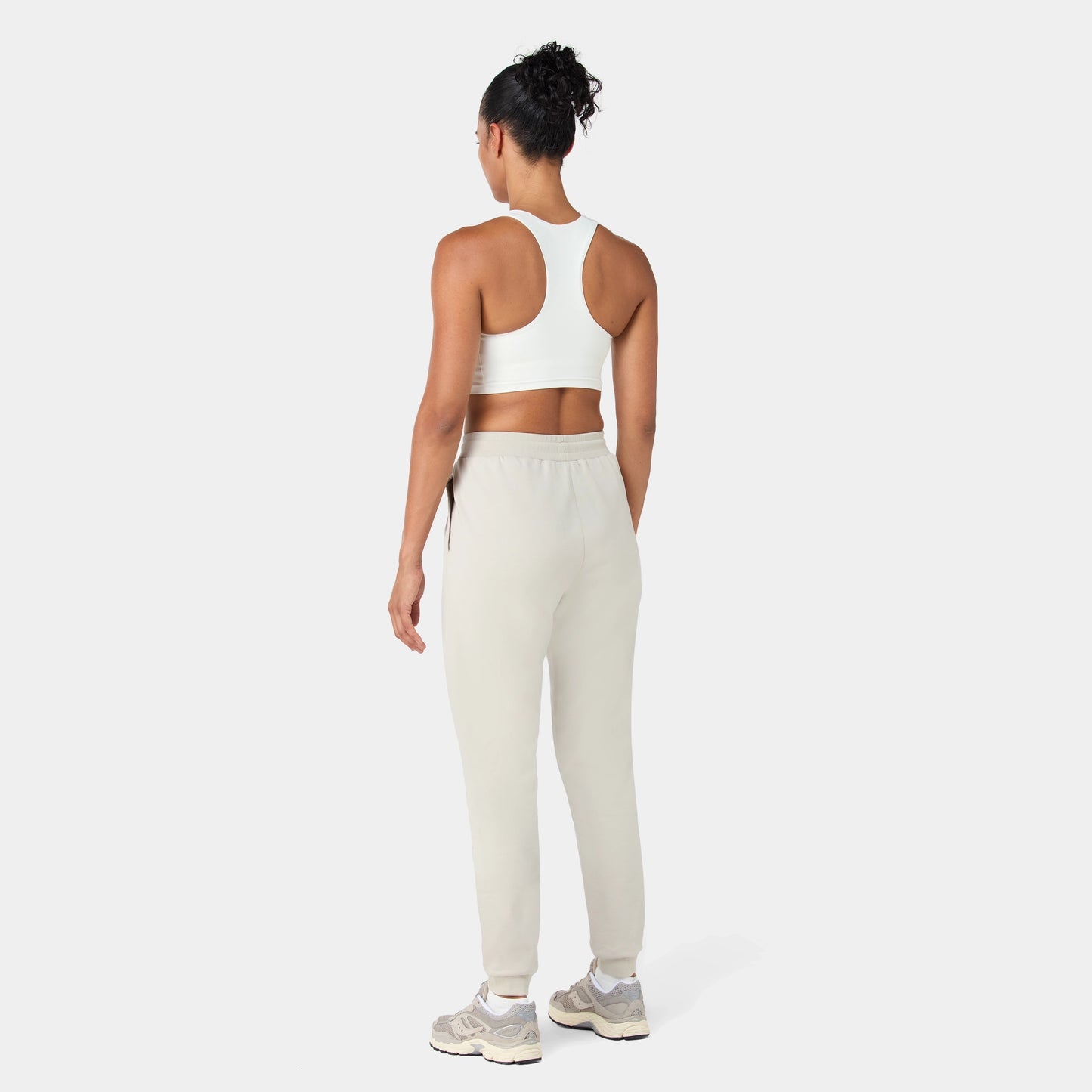 جوقرز رياضي بقصة عادية - فضي مطفي