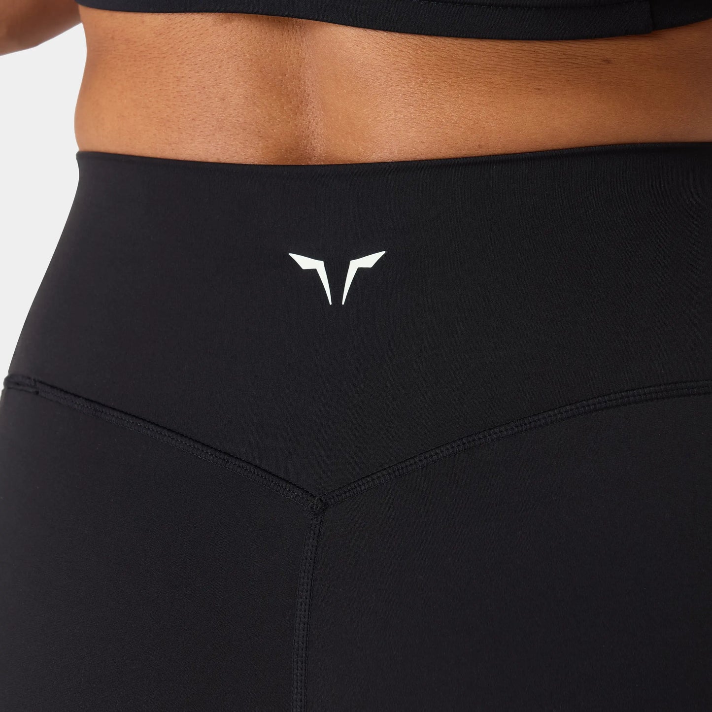 بنطلون فلريد بخصر مرتفع - أسود