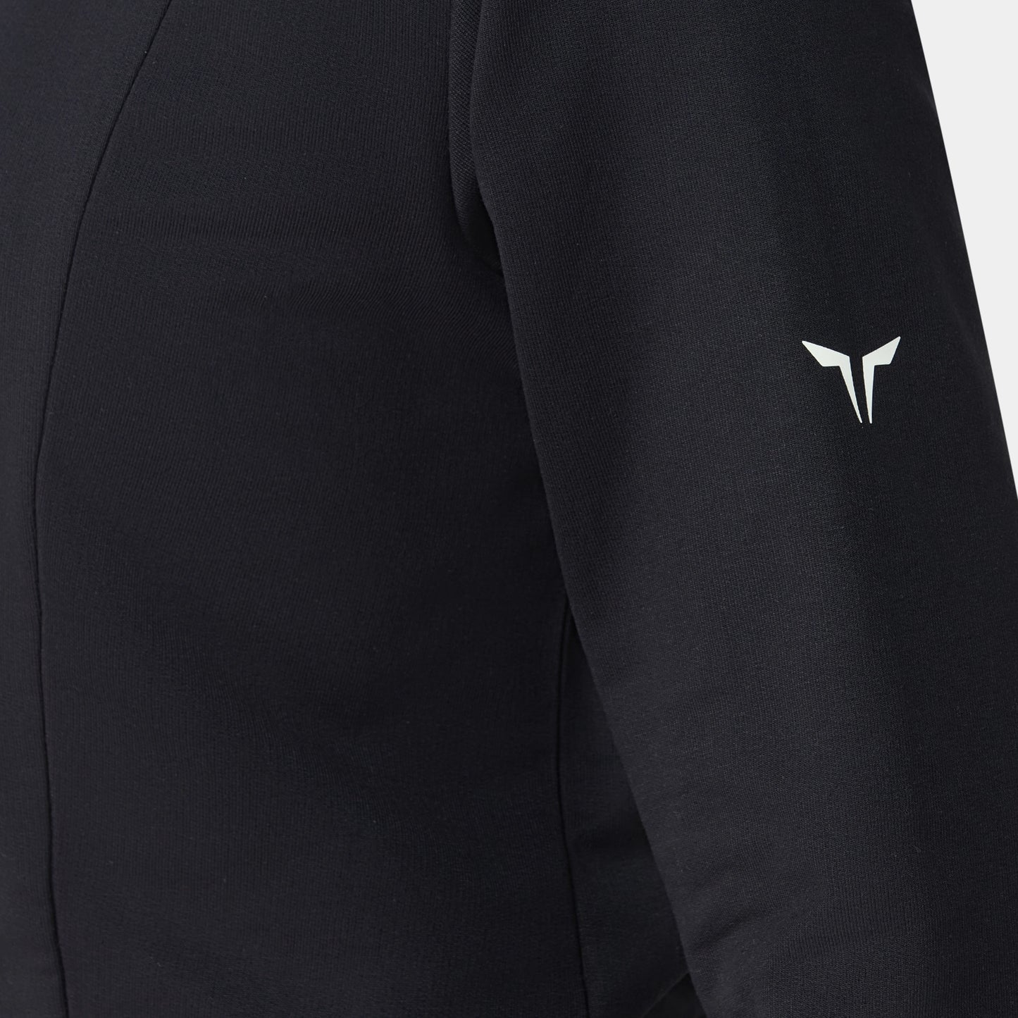 هودي رياضي قصير - أسود