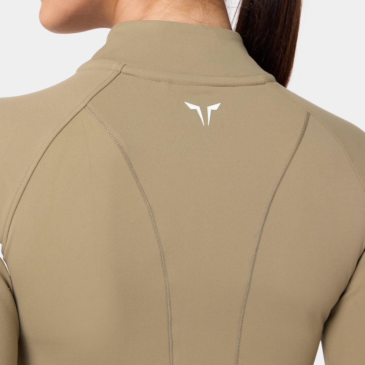 جاكيت كونتور بسحاب - زيتوني