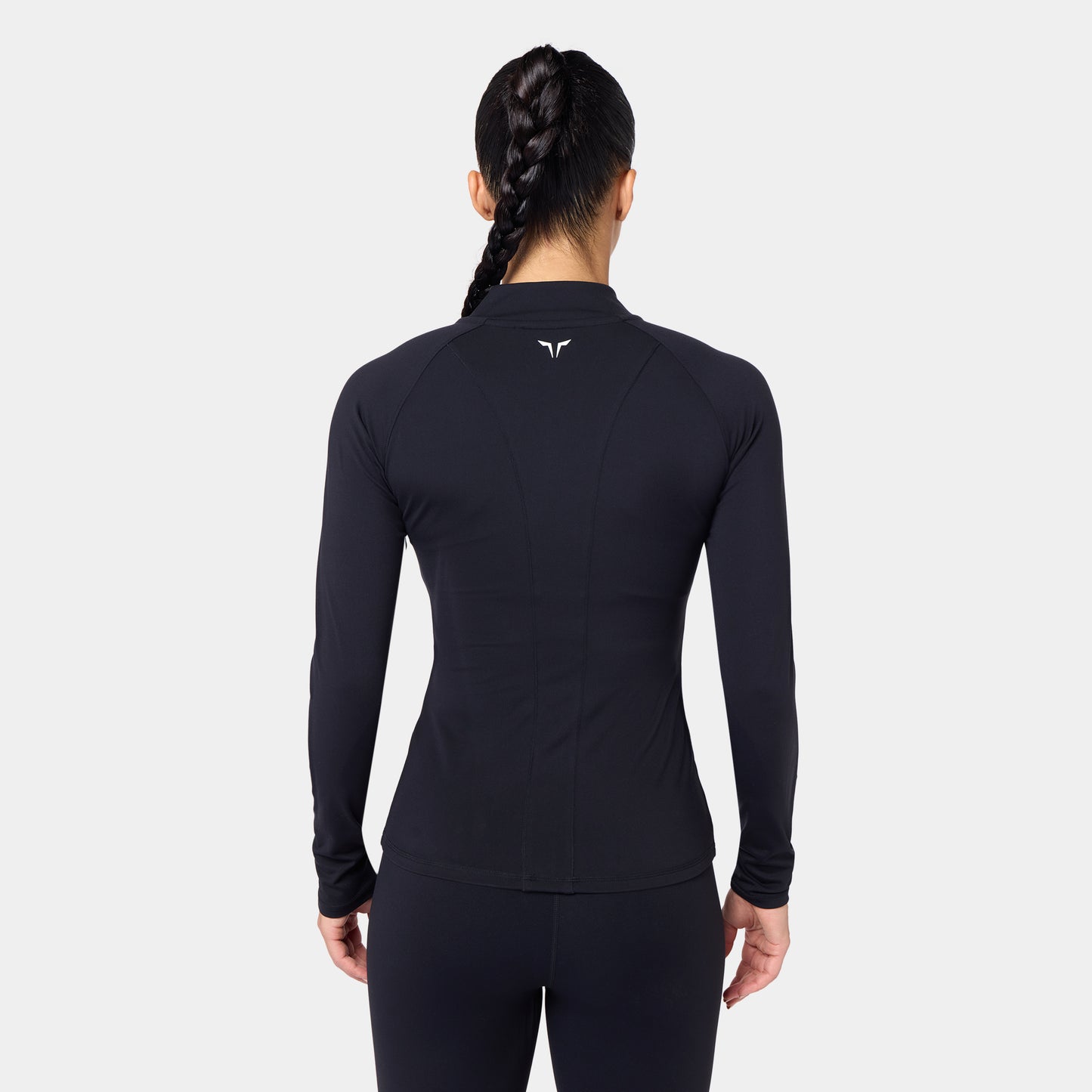 جاكيت كونتور بسحاب - أسود