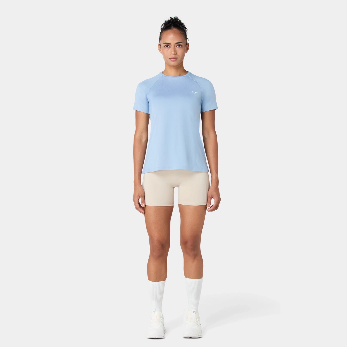 تيشيرت خفيف - أزرق مغبر 