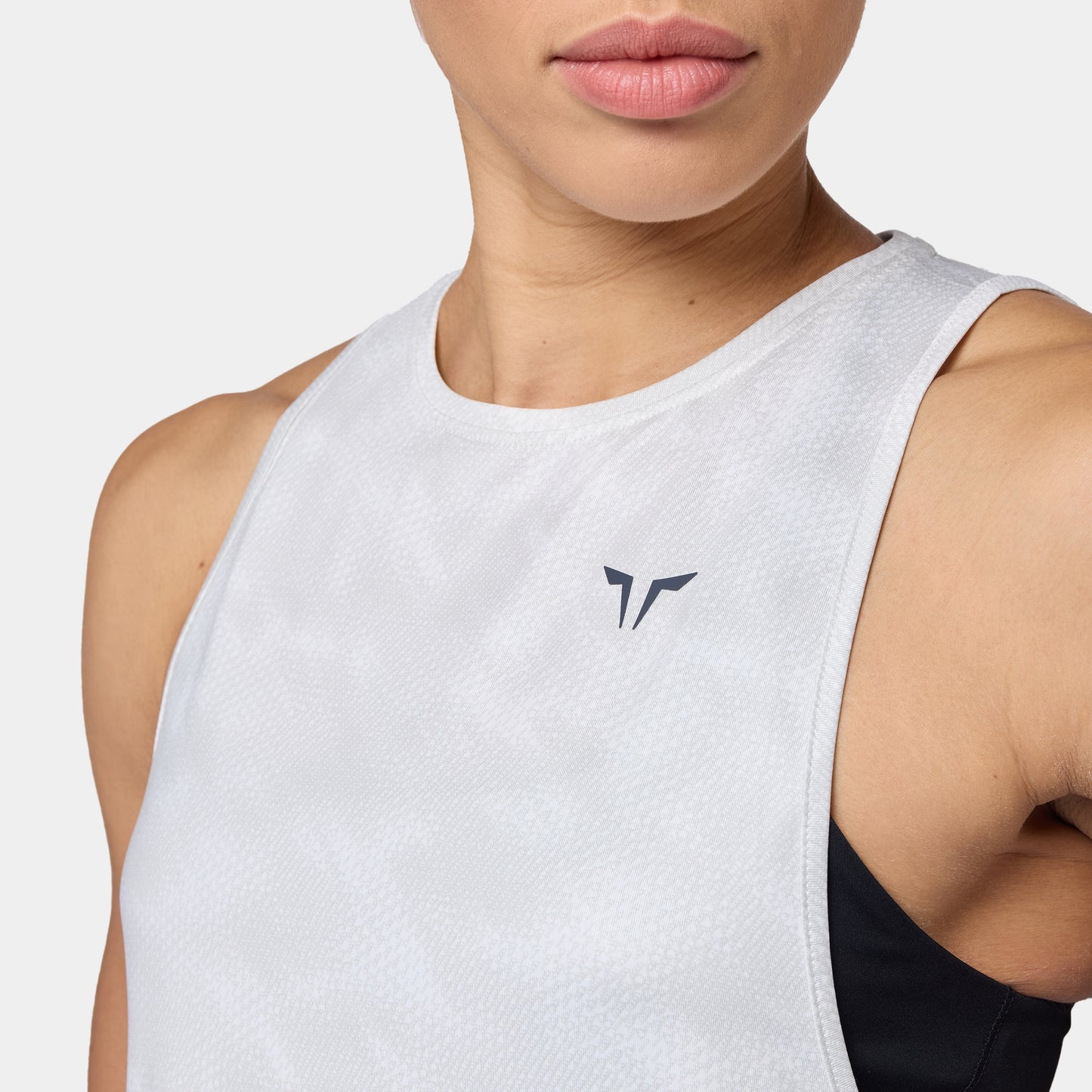 Performance Tank - Pearl White Sandstorm Print