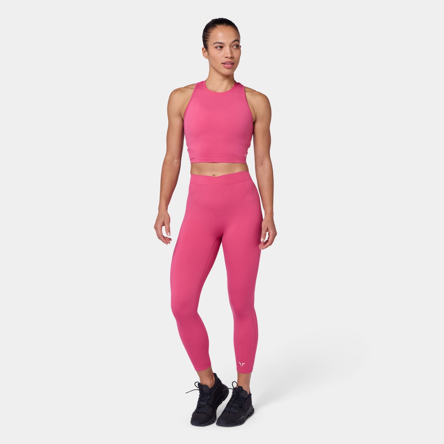 Performance Crop Tank - Carmine