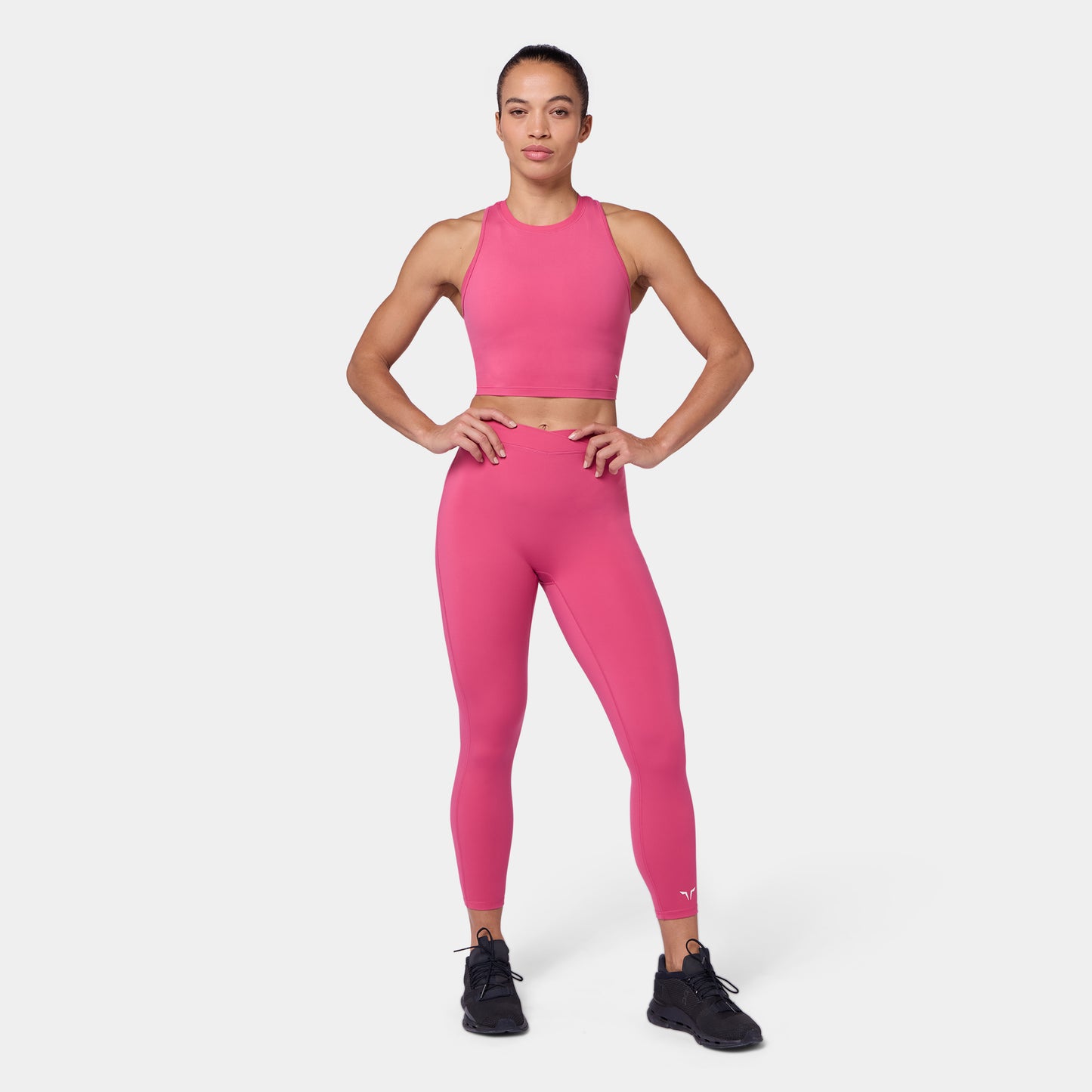 Performance Crop Tank - Carmine