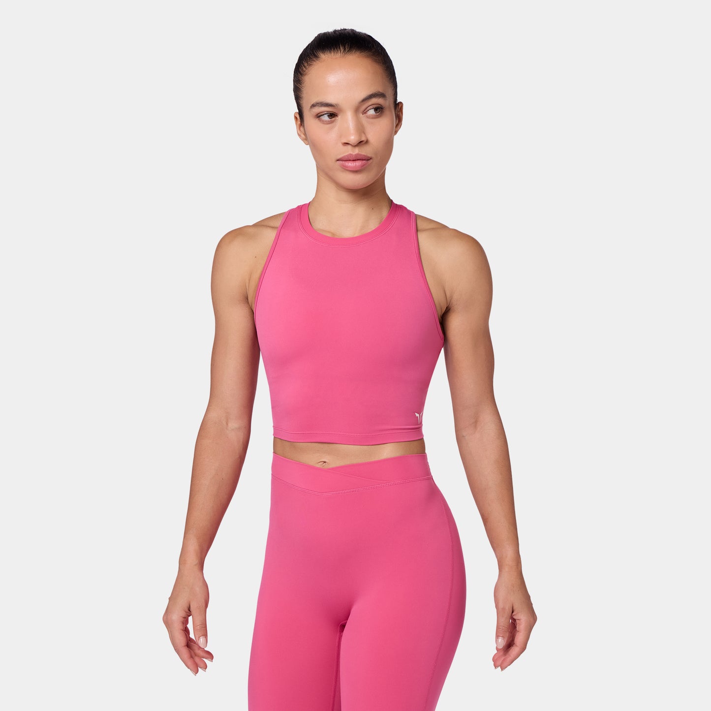 Performance Crop Tank - Carmine