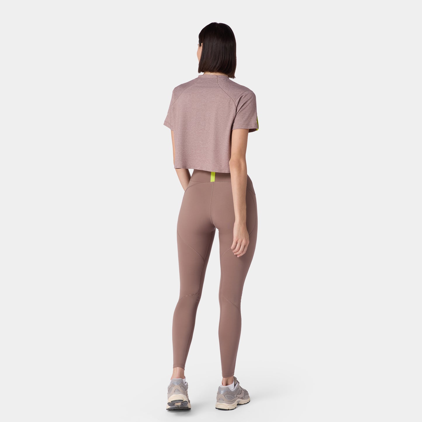 Neotech ACTDRY® Crop T-shirt - Deep Taupe Marl