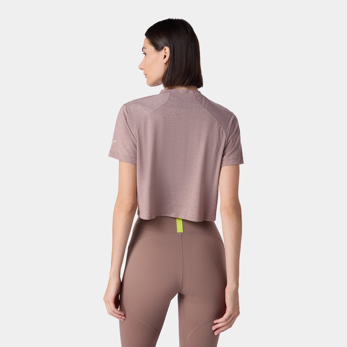 Neotech ACTDRY® Crop T-shirt - Deep Taupe Marl
