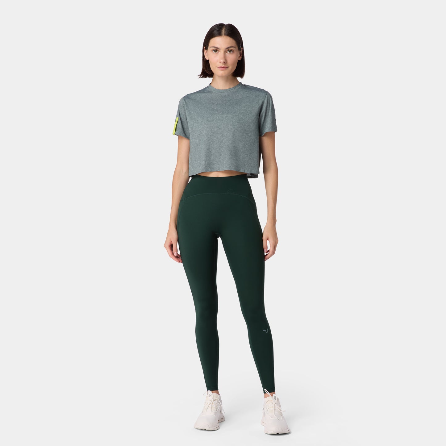 نيوتك تيشيرت آكت دراي® مرتفع - فستقي مارل