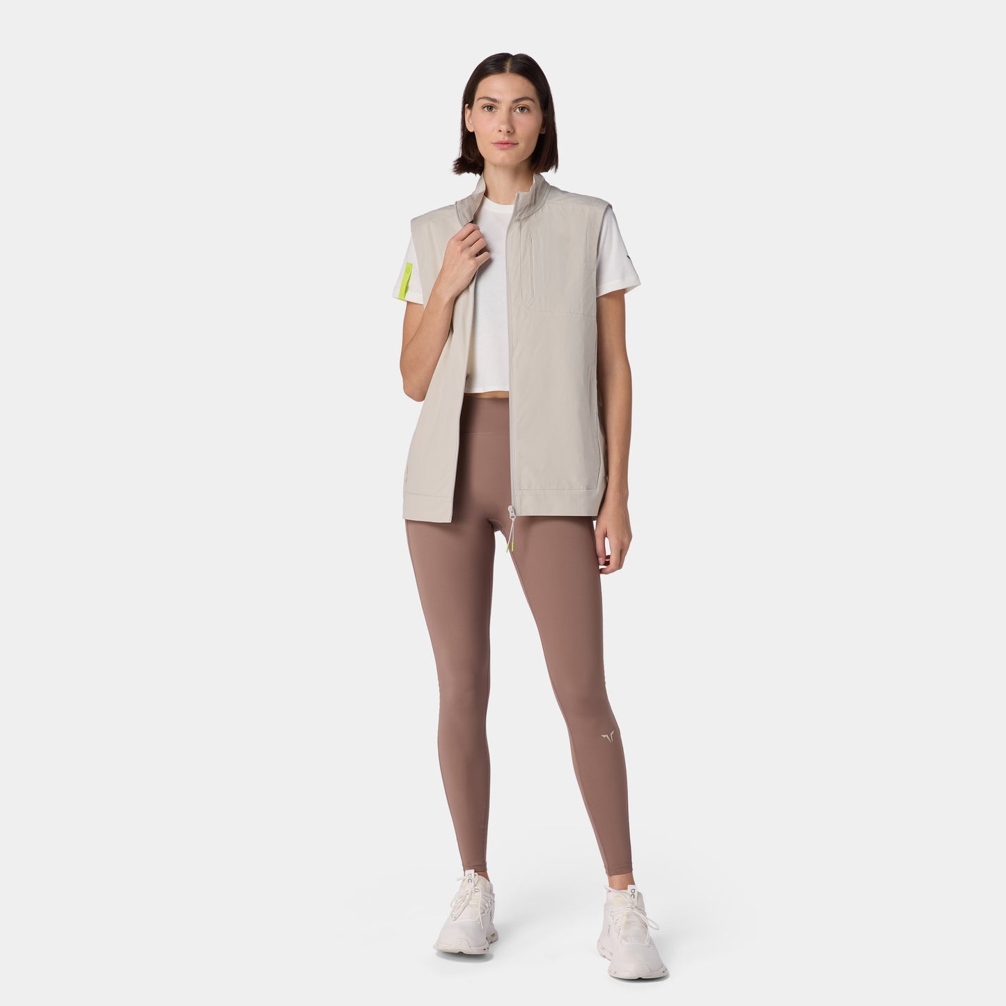 Neotech ACTDRY® Crop T-shirt - Pearl White