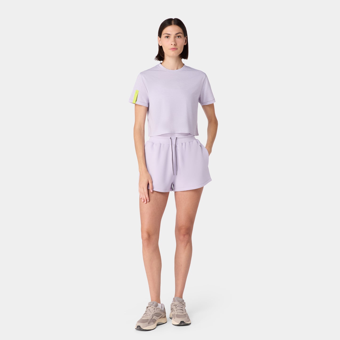 Neotech ACTDRY® Crop T-shirt - Thistle Marl