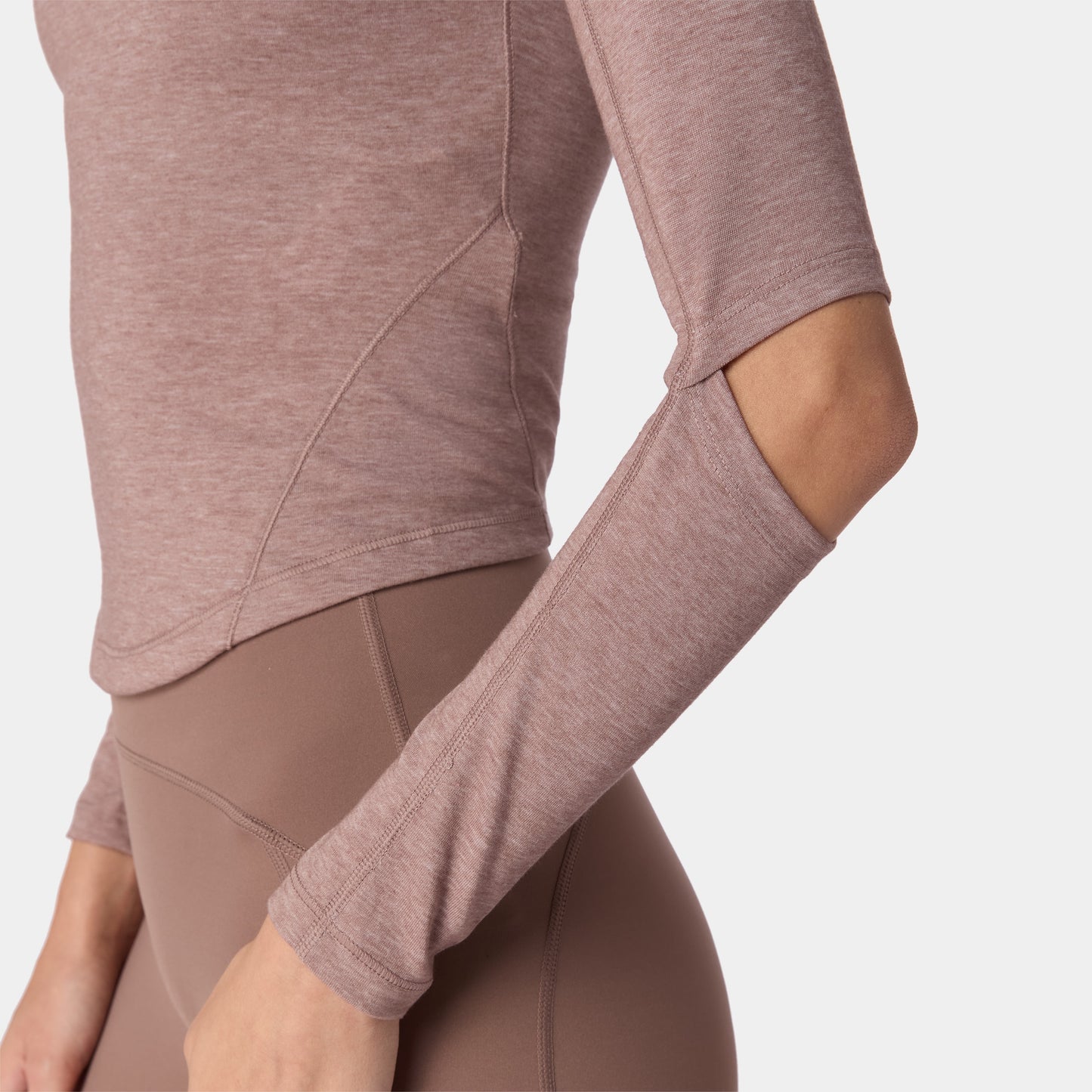 Neotech ACTDRY® Long Sleeves T-shirt - Deep Taupe Marl