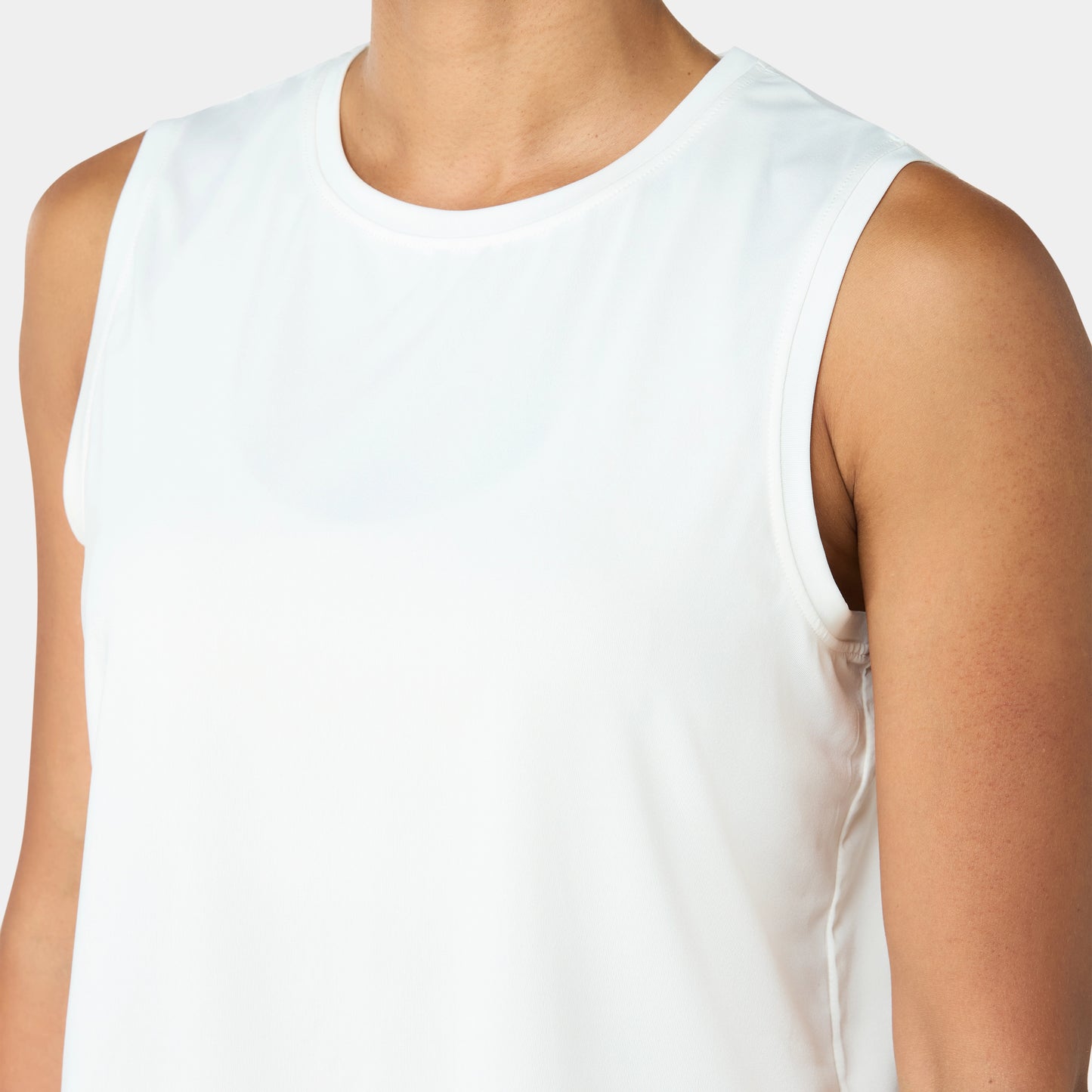 تانك خفيف - أبيض لؤلؤي