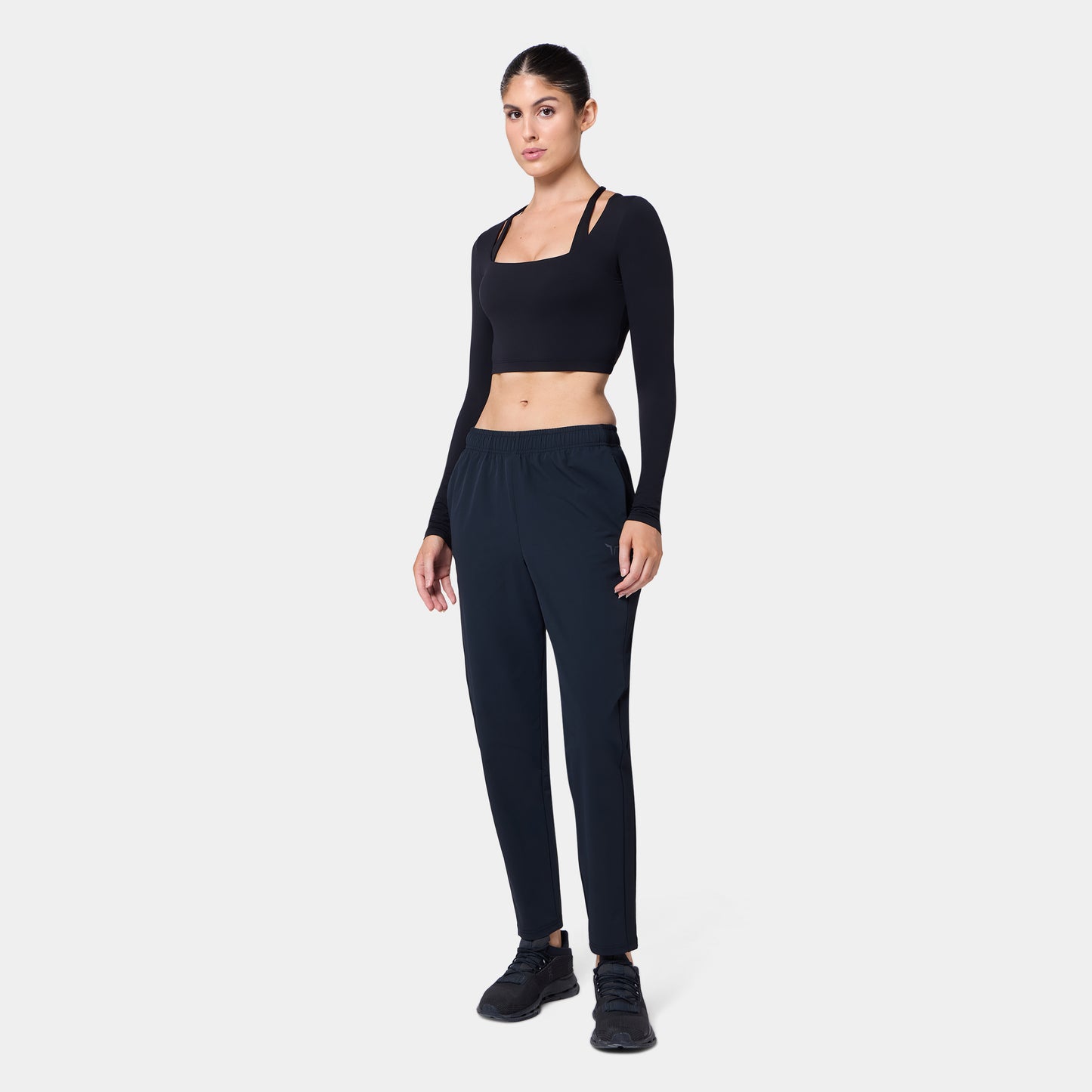 Warrior Crop Top - Black