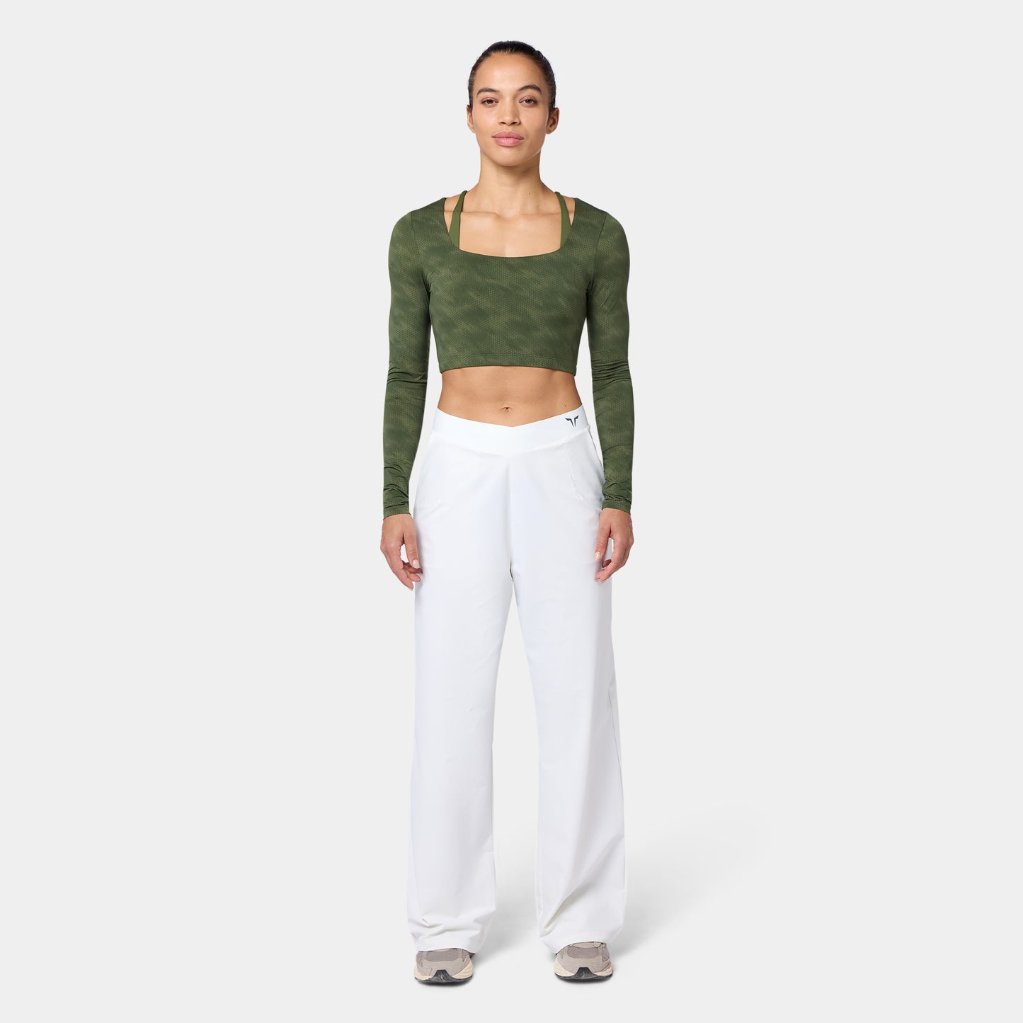 Warrior Crop Top - Cypress Sandstorm Print