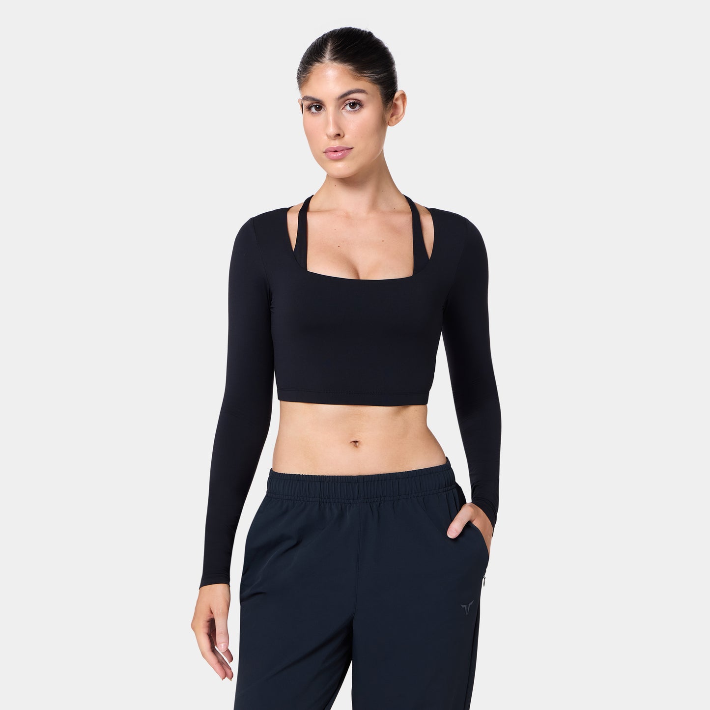 Warrior Crop Top - Black