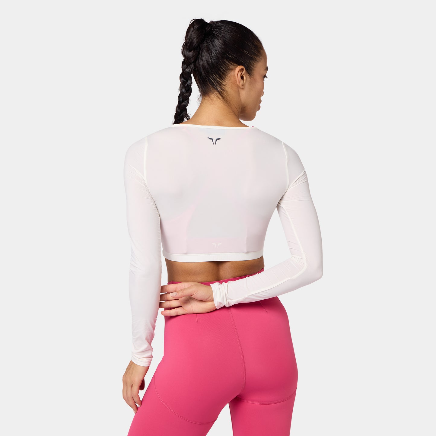 توب وارير مرتفع - أبيض لؤلؤي