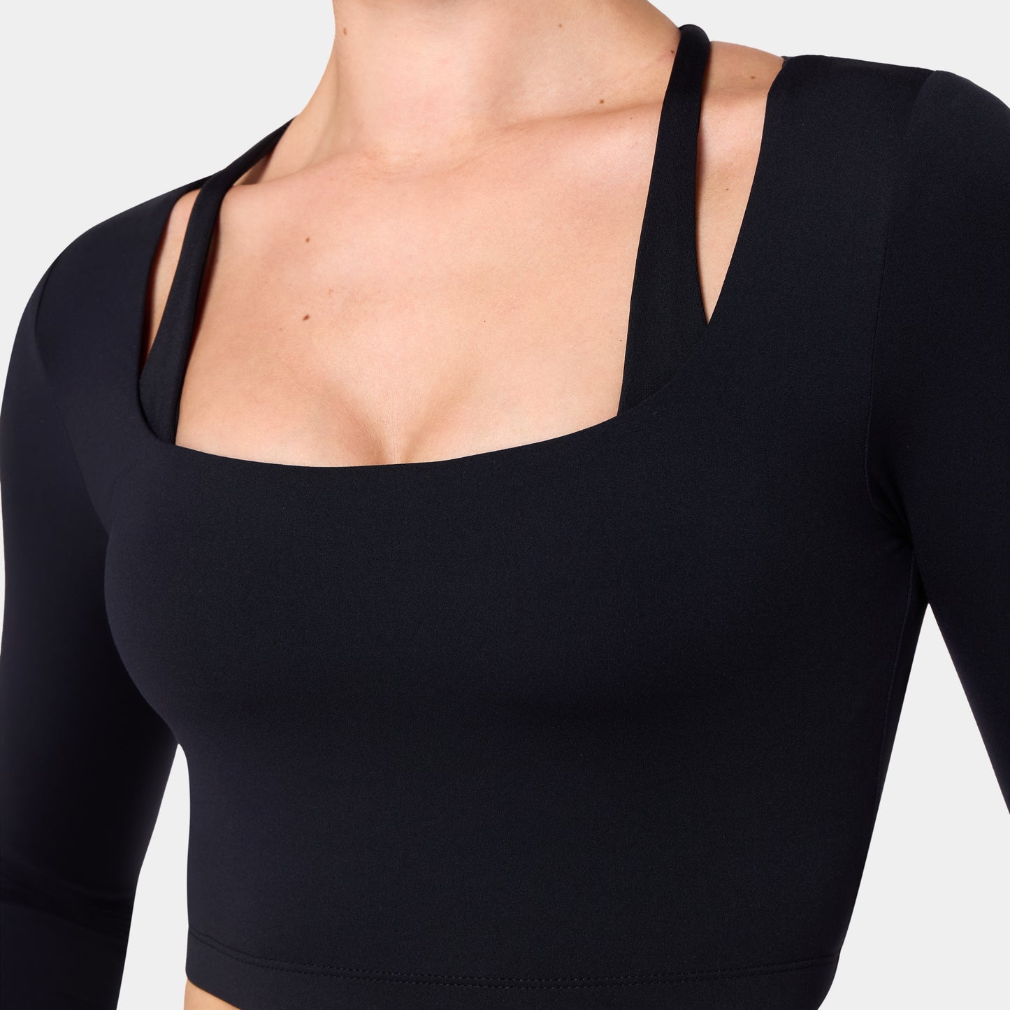 Warrior Crop Top - Black