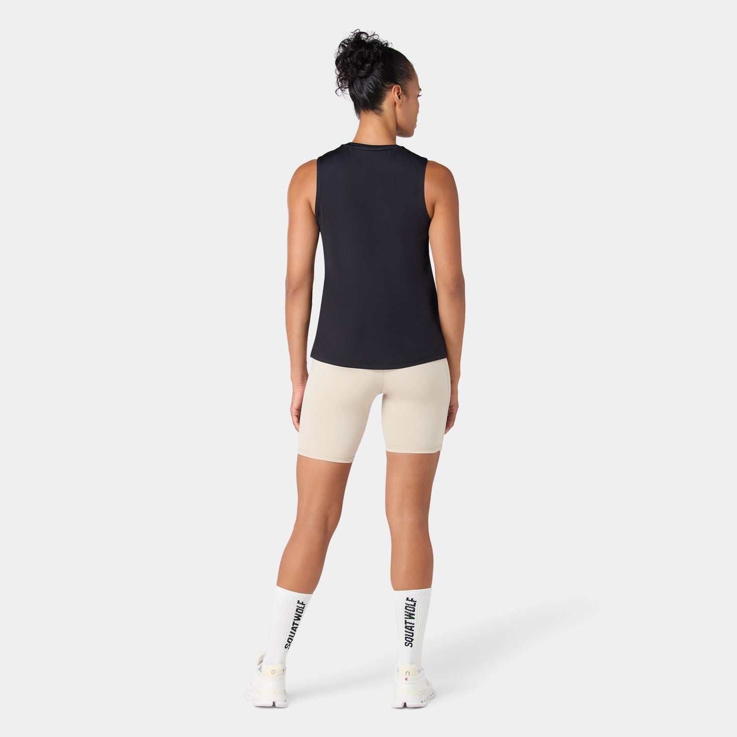 Lightweight Crew Neck Tank - Black