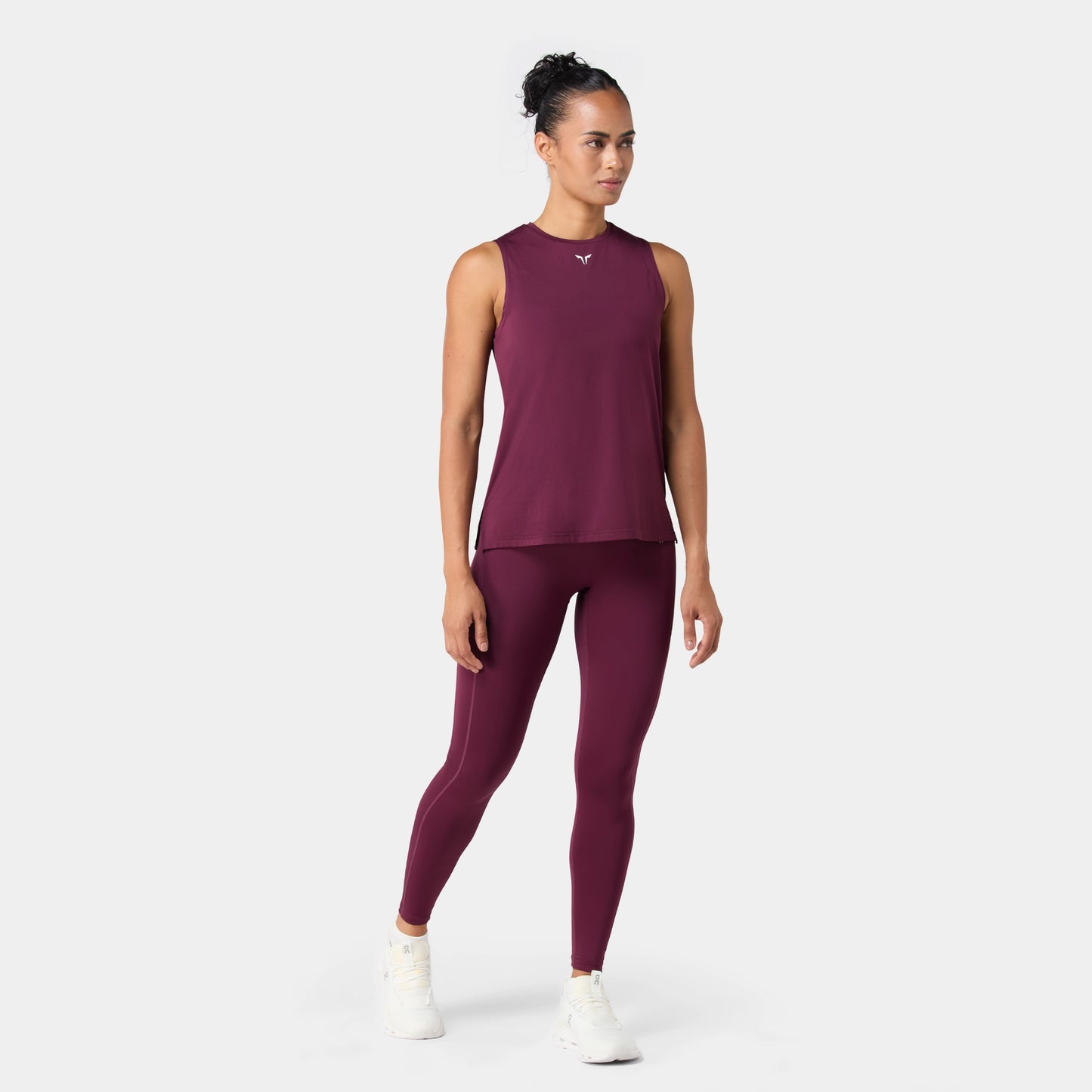 Lightweight Crew Neck Tank - Fig