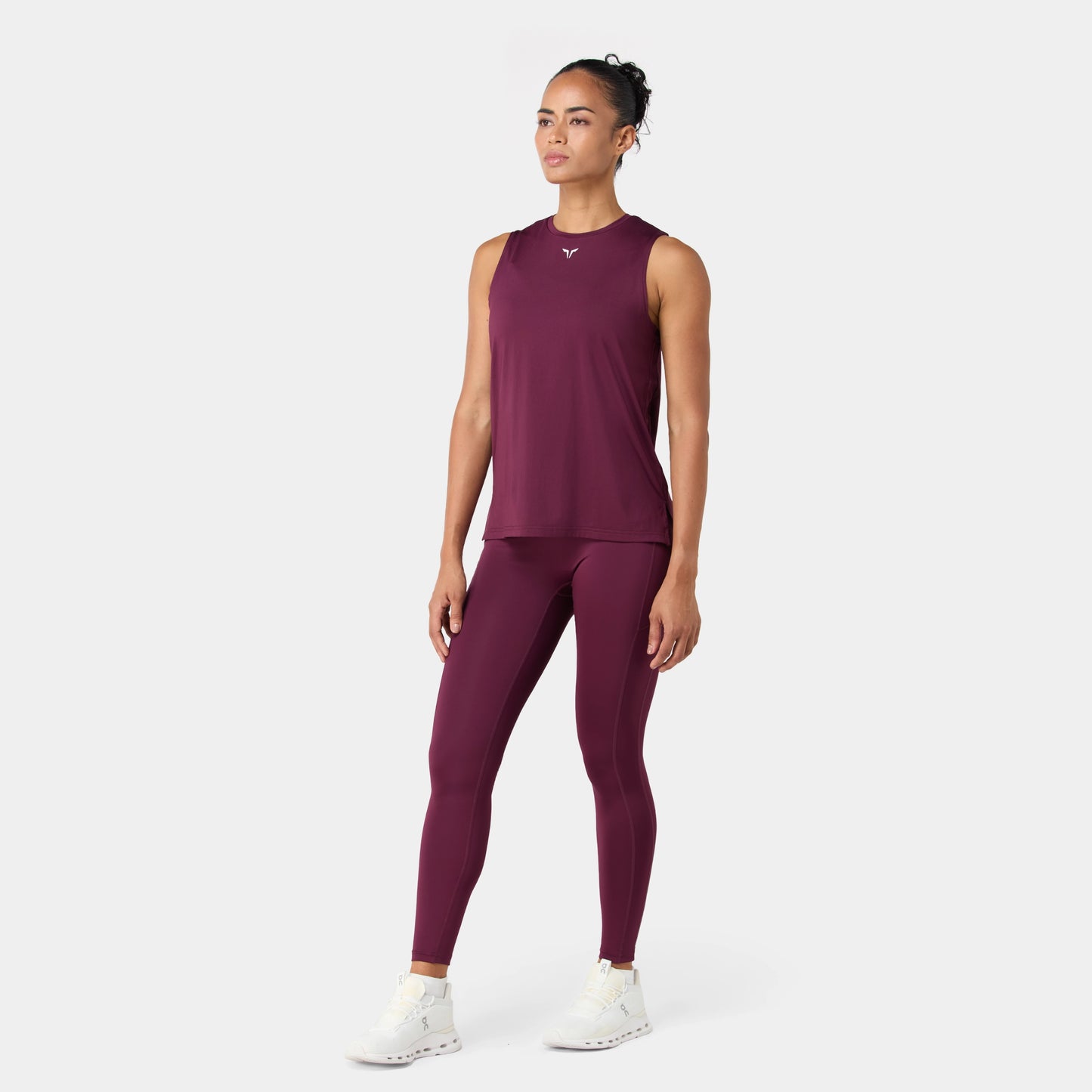 Lightweight Crew Neck Tank - Fig