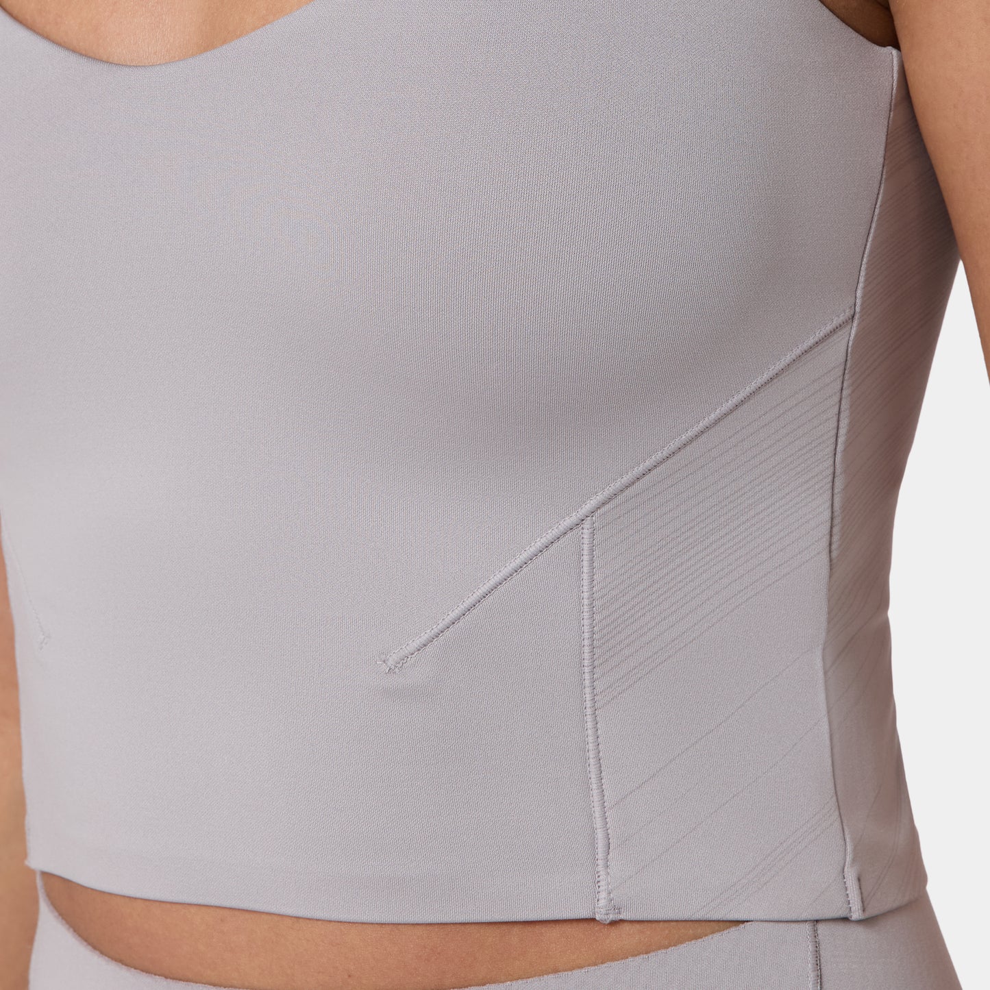 ACTDRY® Built In Bra Pro Tank - Opal Grey
