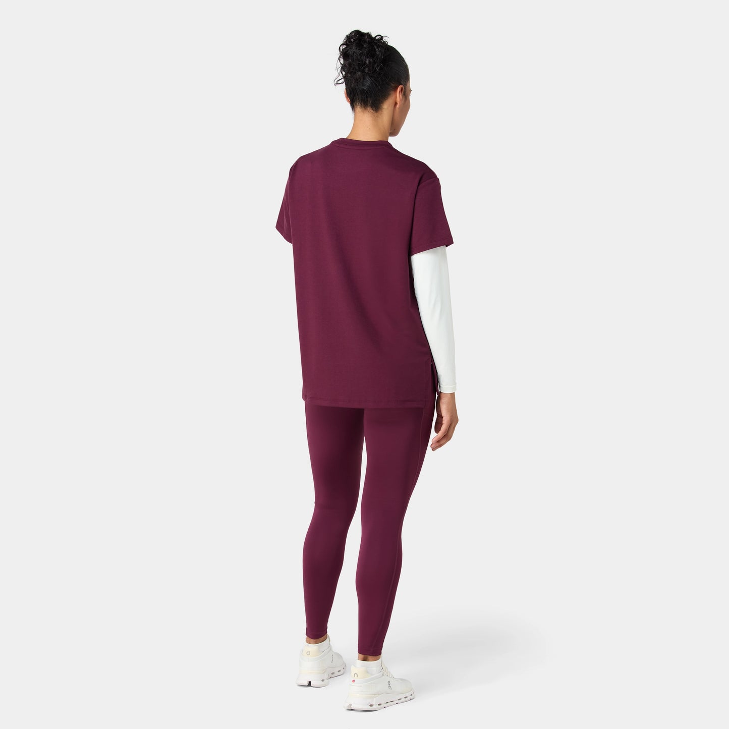  تيشيرت فاونديشن فضفاض - أرجواني