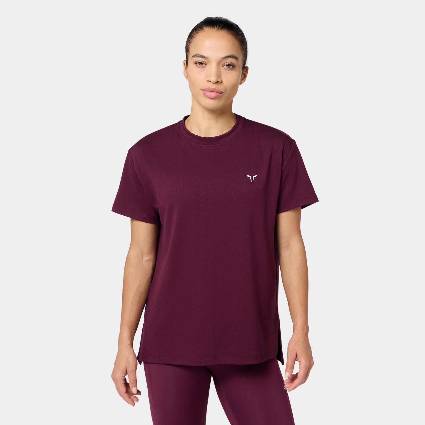  تيشيرت فاونديشن فضفاض - أرجواني