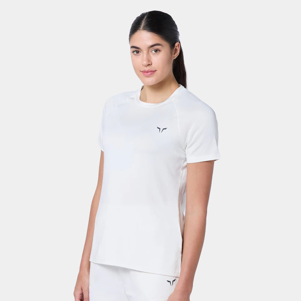  تيشيرت ايسينشال خفيف -  أبيض لؤلؤي