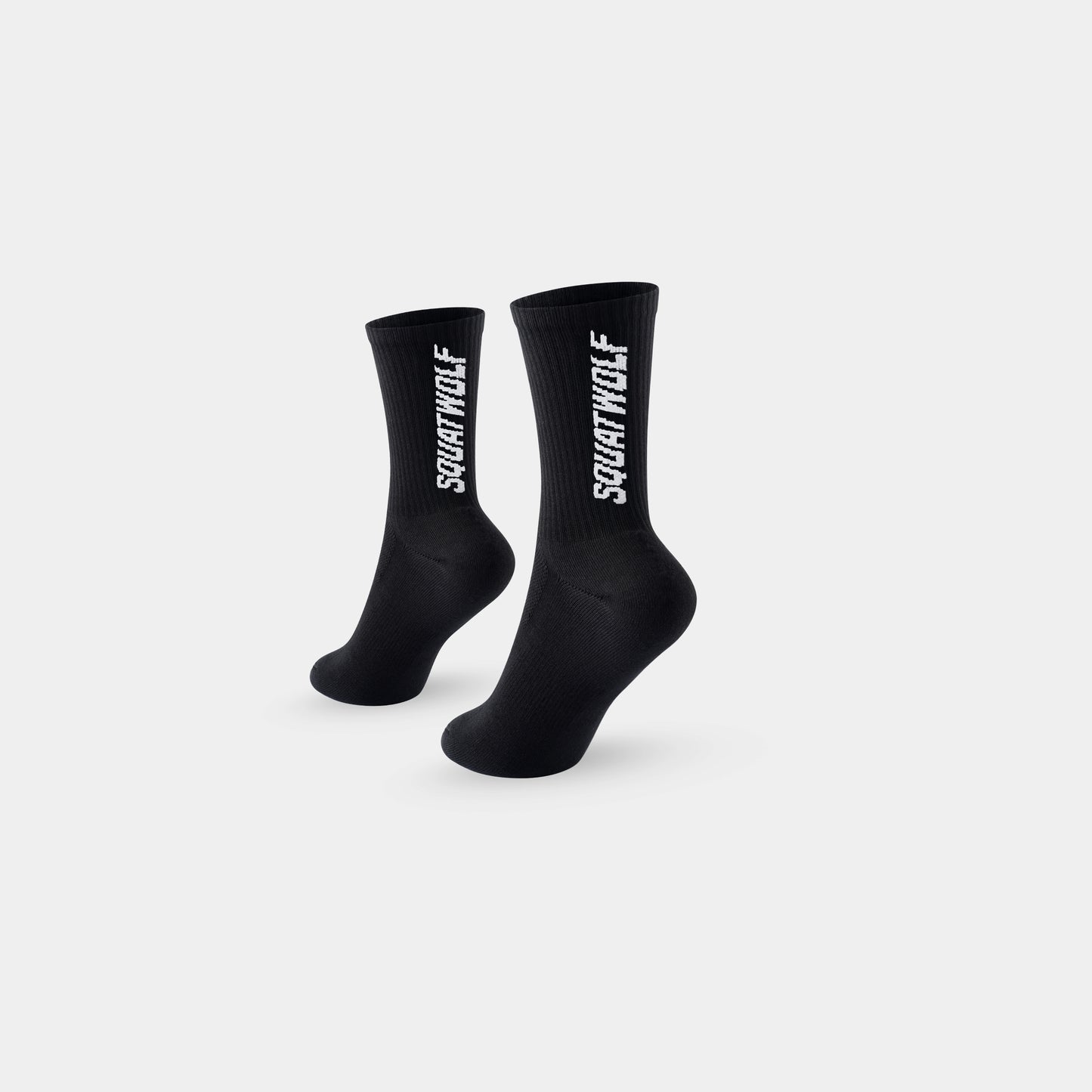 جوارب نصف الساق بشعار 3 قطع - أسود