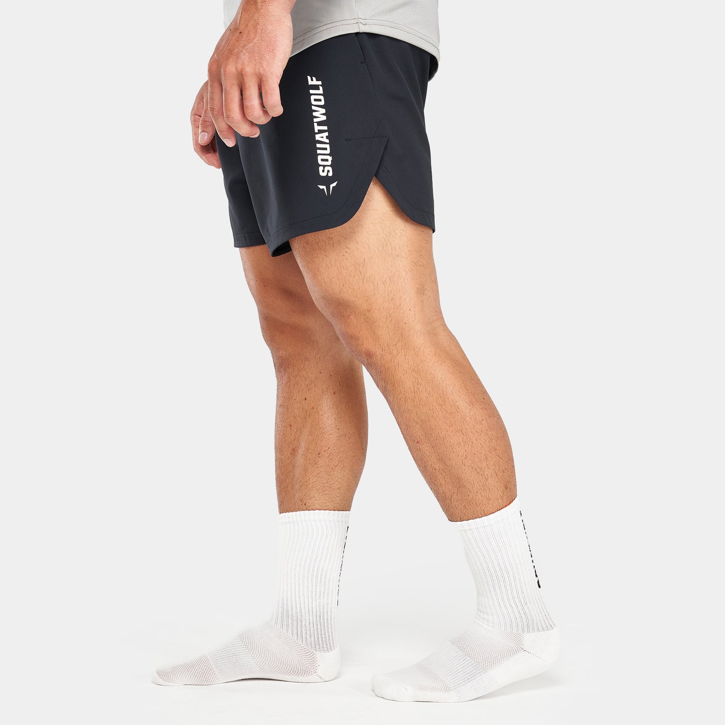 جوارب نصف الساق بشعار 3 قطع - أبيض لؤلؤي