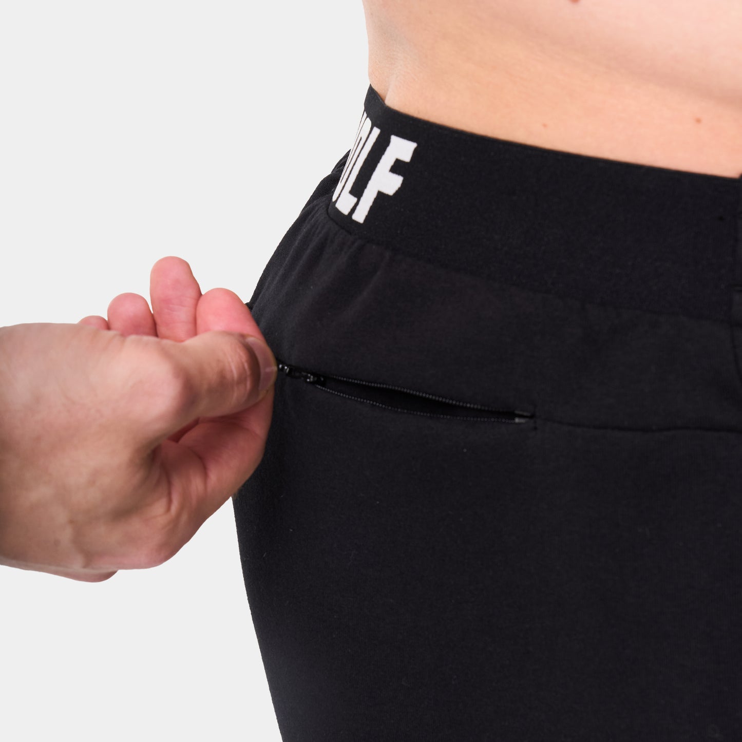 Wordmark Regular Joggers - Black