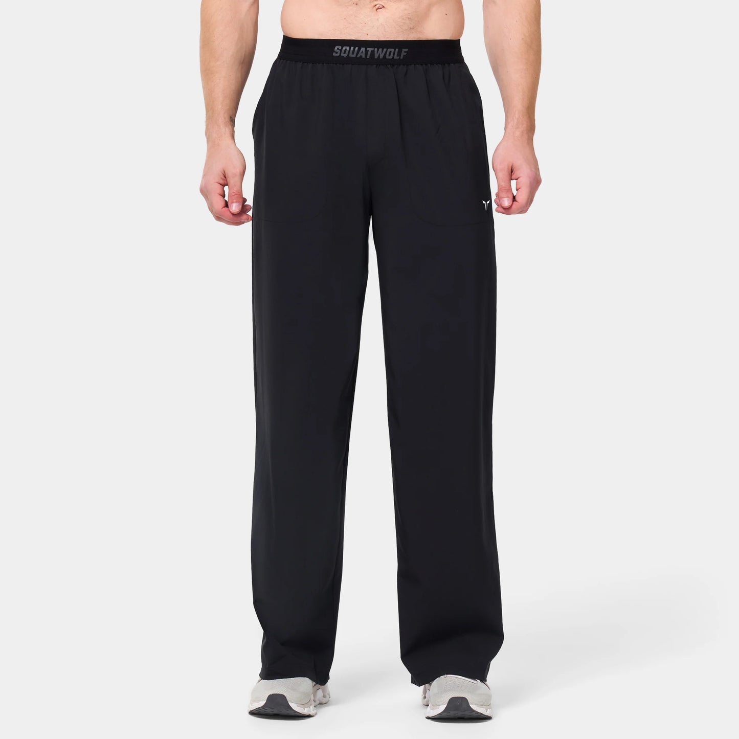 Woven Stretch Joggers - Black