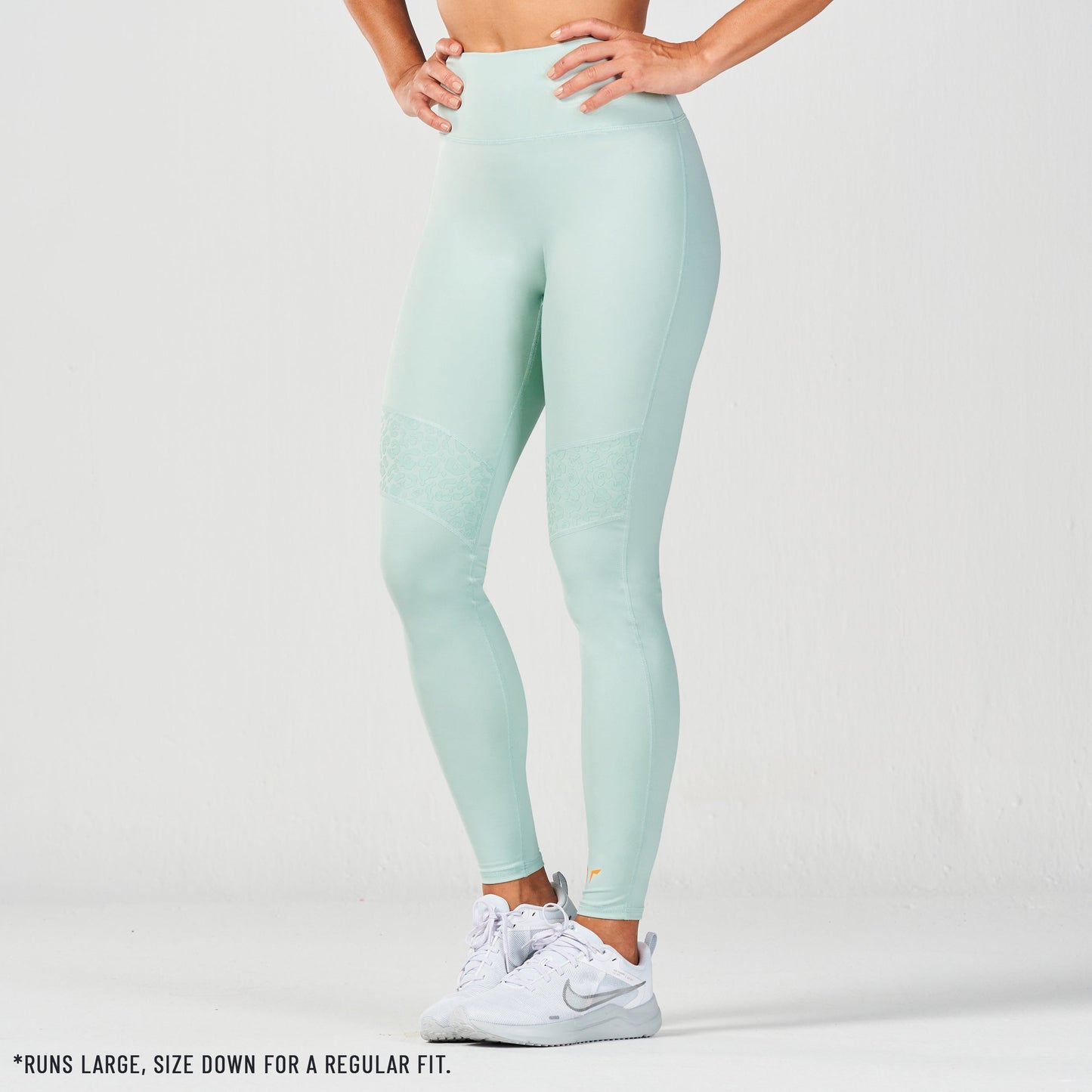 Untamed Panel Leggings 27" - Surf Spray