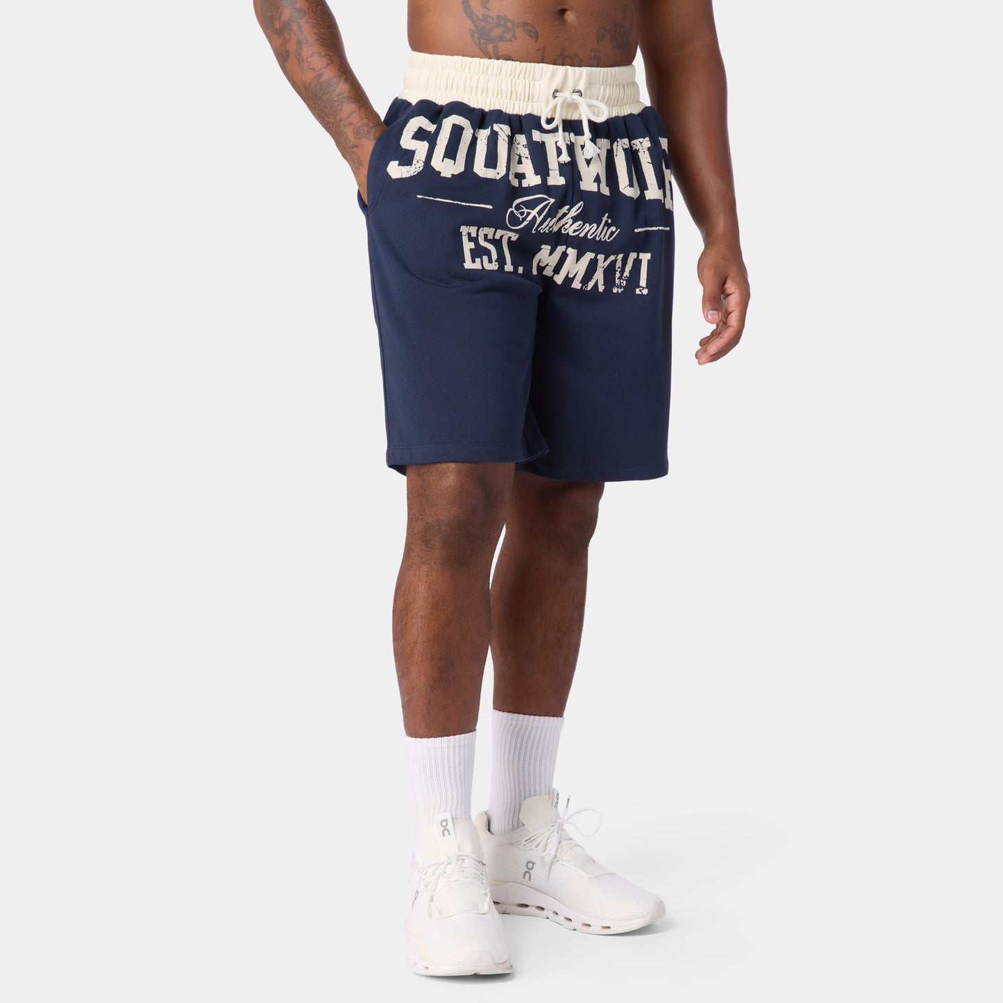 أوثنتيك شورت تعرق 7"- كحلي