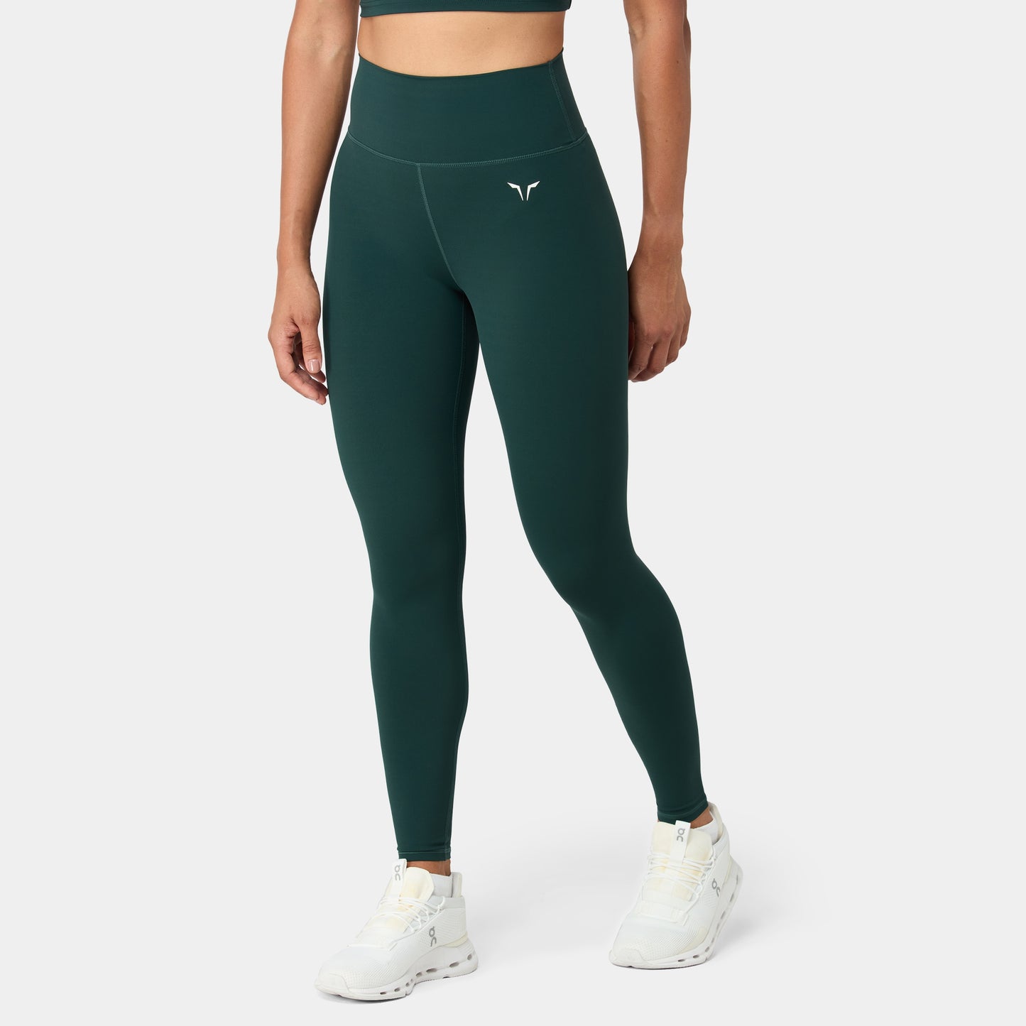 ليقينز بخصر مرتفع 27" - أخضر زرعي