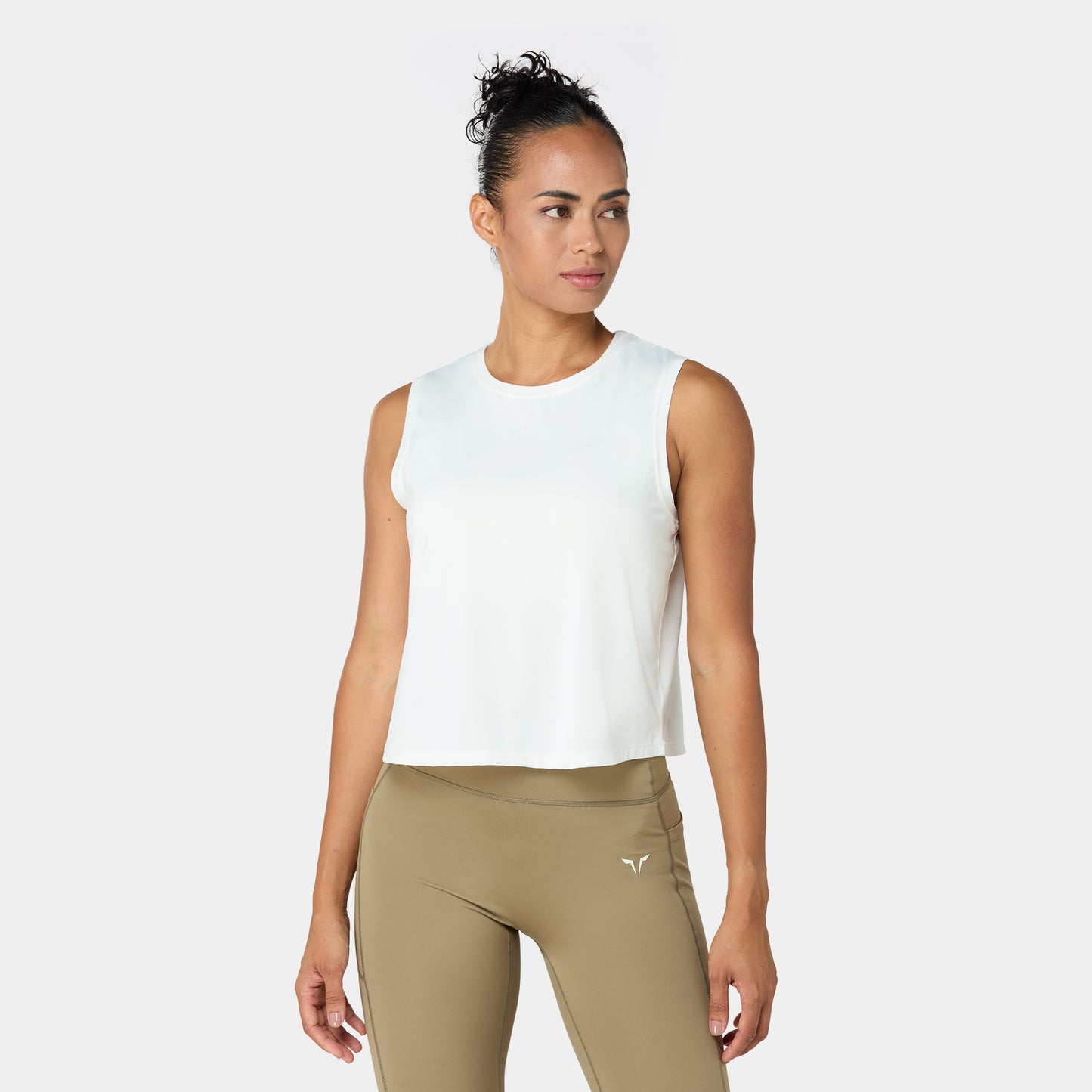 تانك خفيف - أبيض لؤلؤي