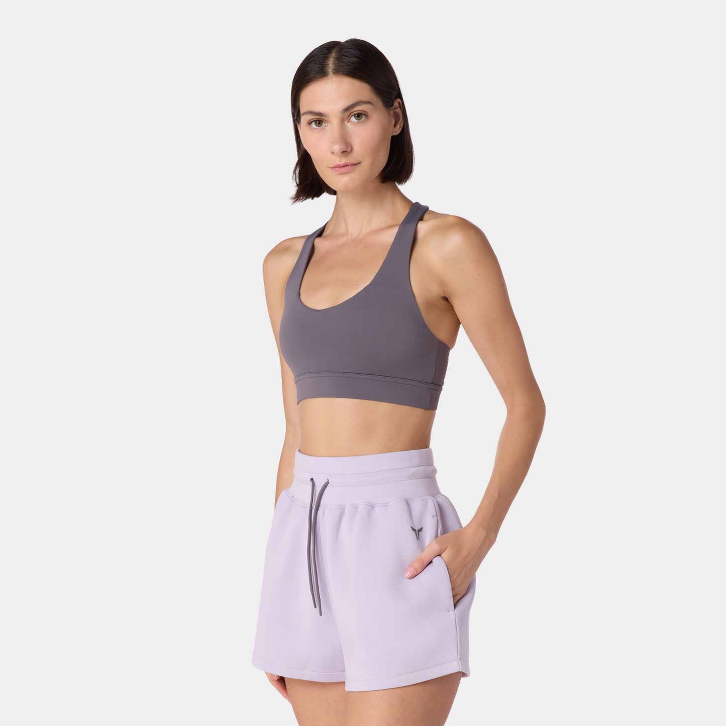 Racer Back Bra - Rabbit