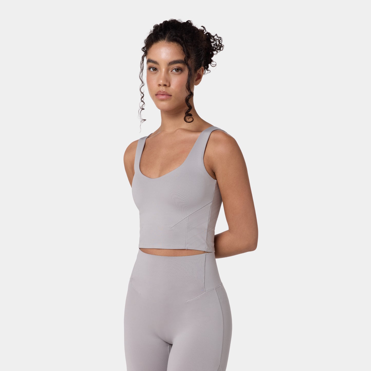 ACTDRY® Built In Bra Pro Tank - Opal Grey